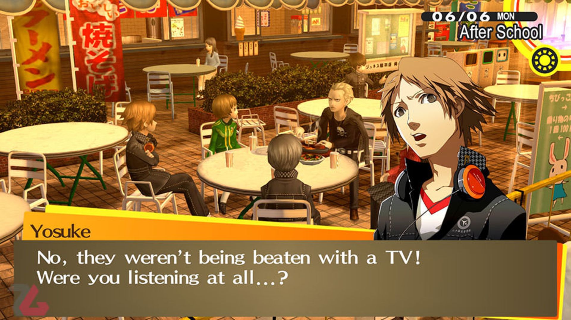 زندگی اجتماعی در Persona 4 Golden