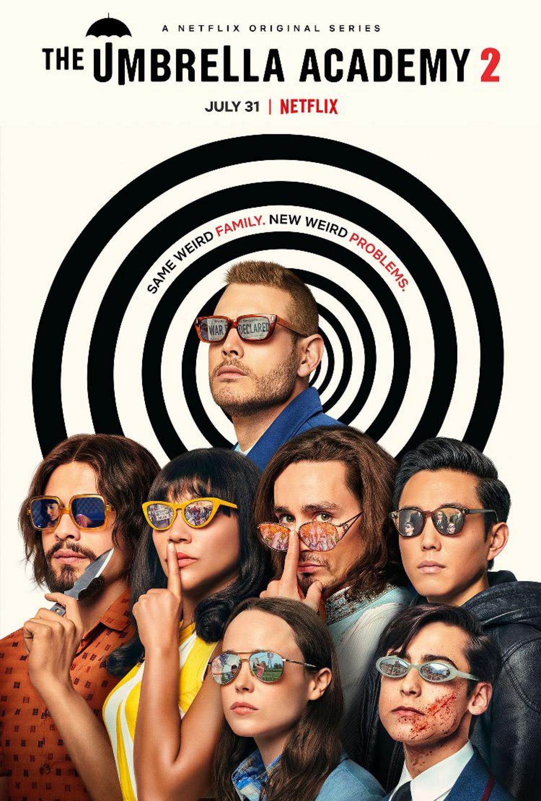 پوستر فصل دوم سریال The Umbrella Academy