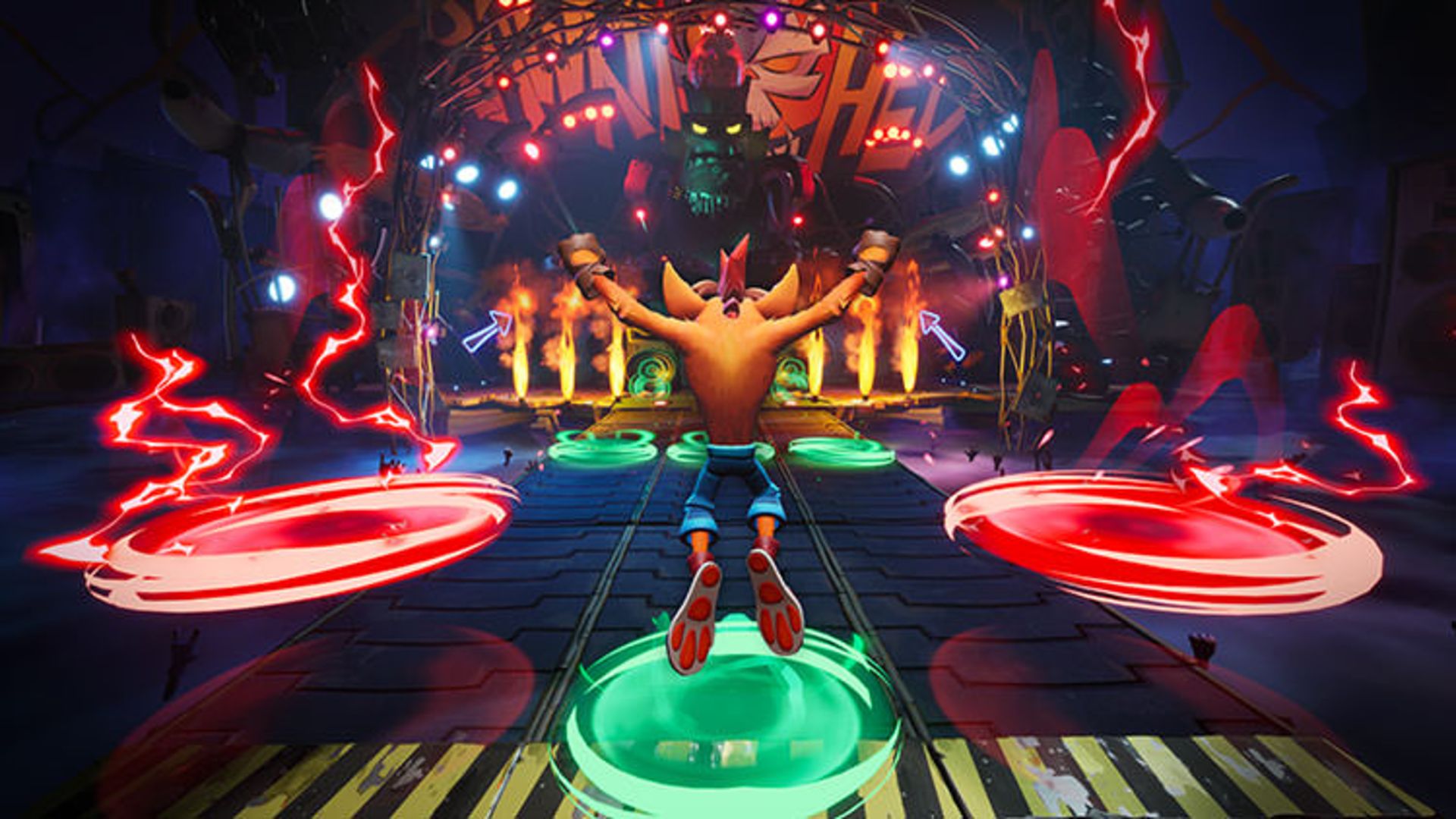 ساختار کلاسیک شروع بازی در Crash Bandicoot 4: It's All About Time