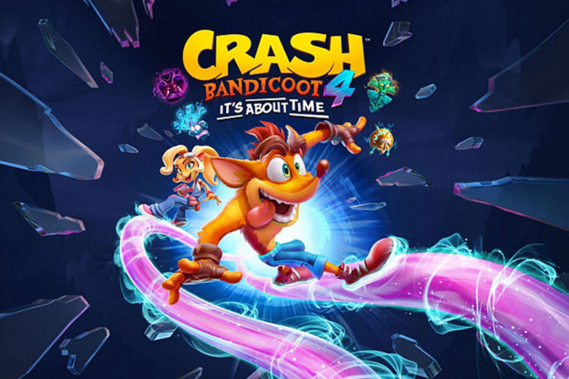 پوستر بازی Crash Bandicoot 4 با حضور کرش و کوکو