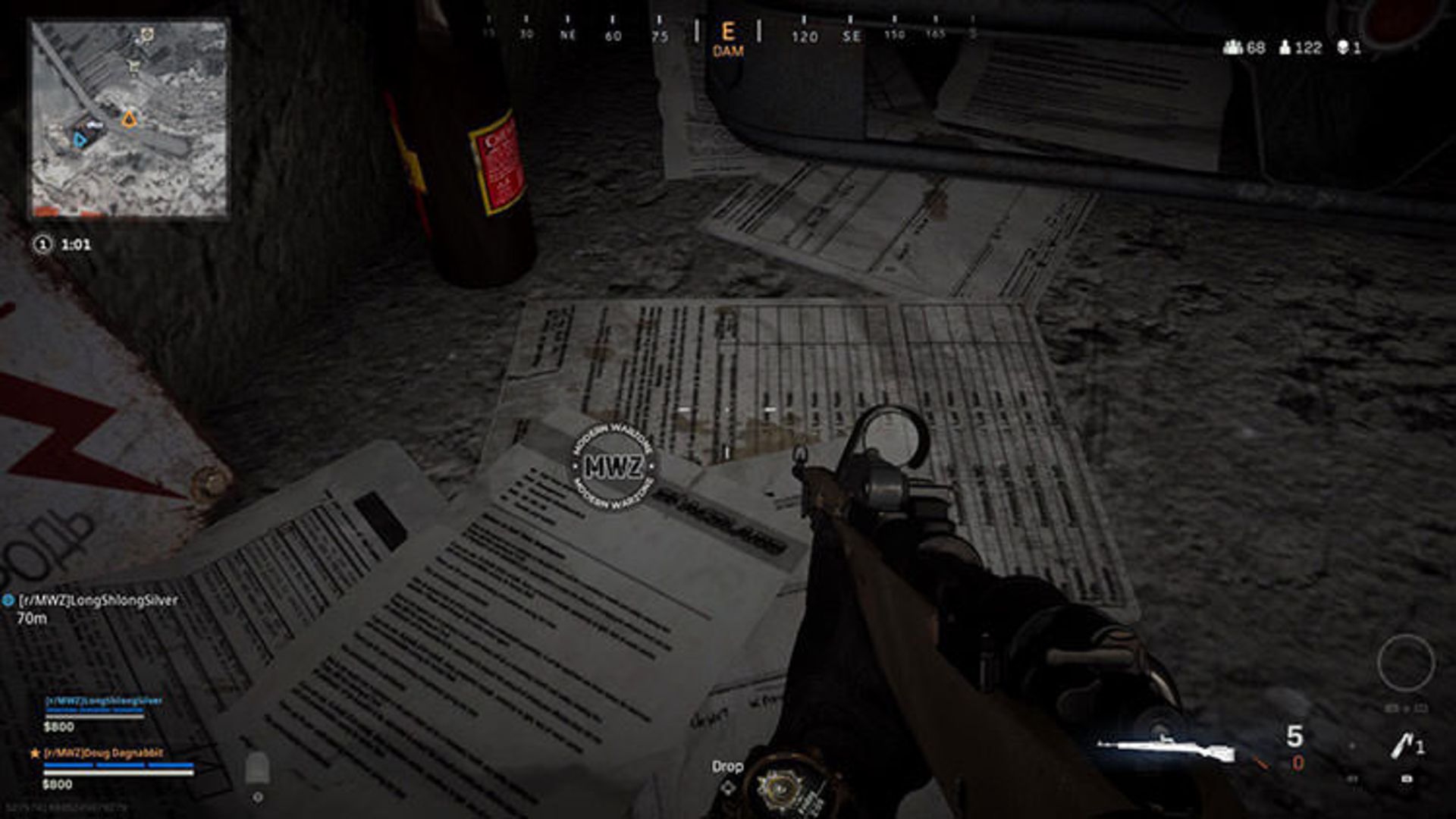 مدارک مربوط به زامبی‌ها در Call of Duty Warzone
