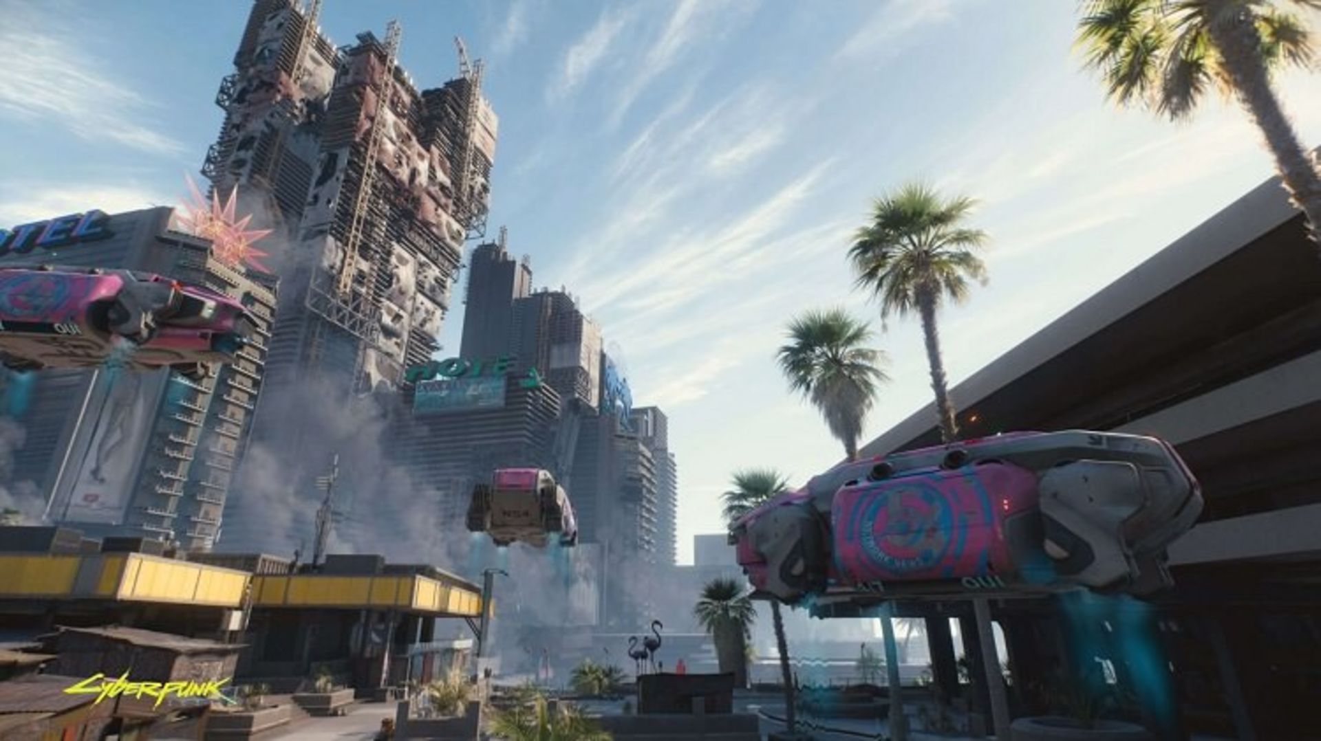 محیط بازی Cyberpunk 2077