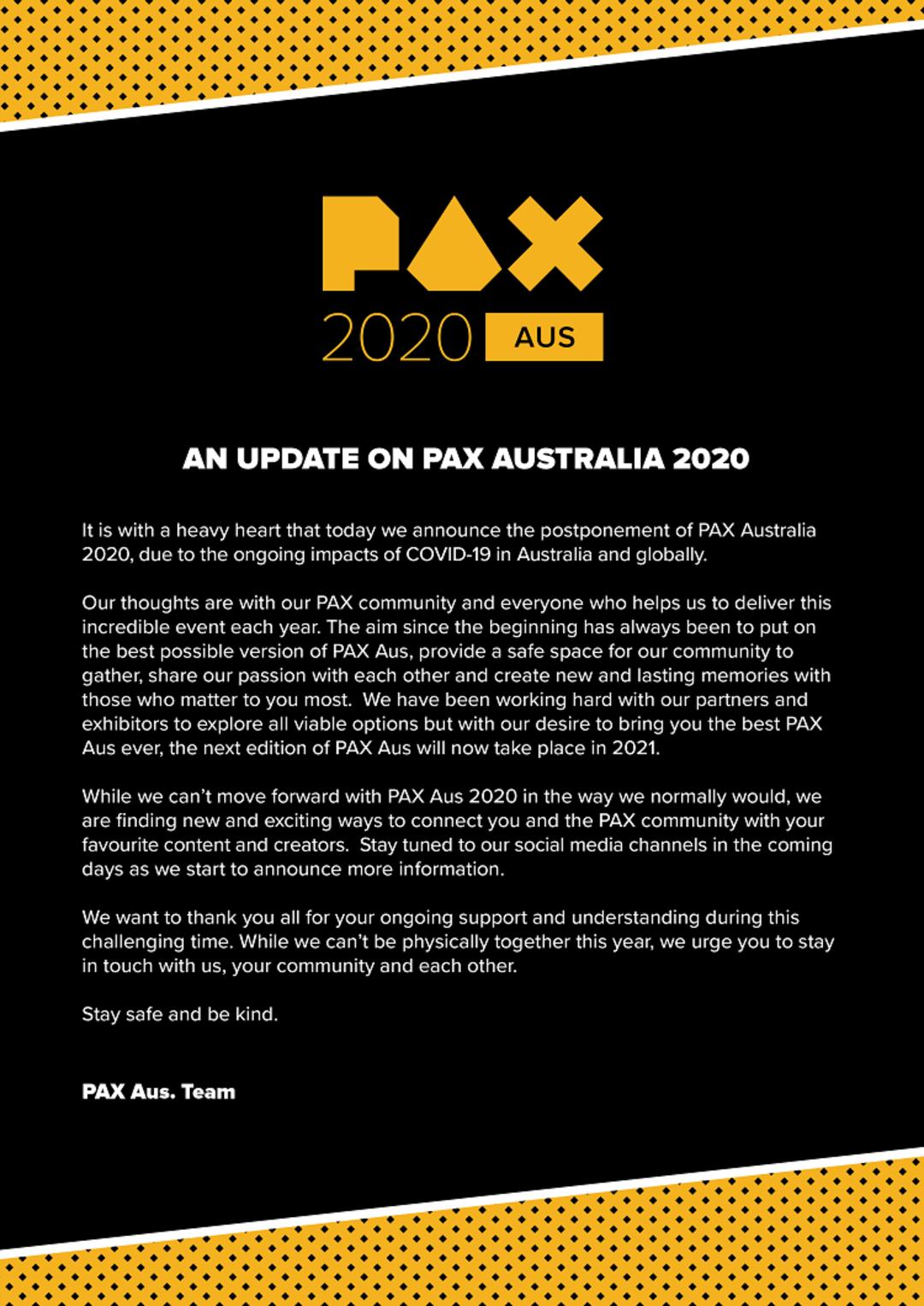 PAX Australia