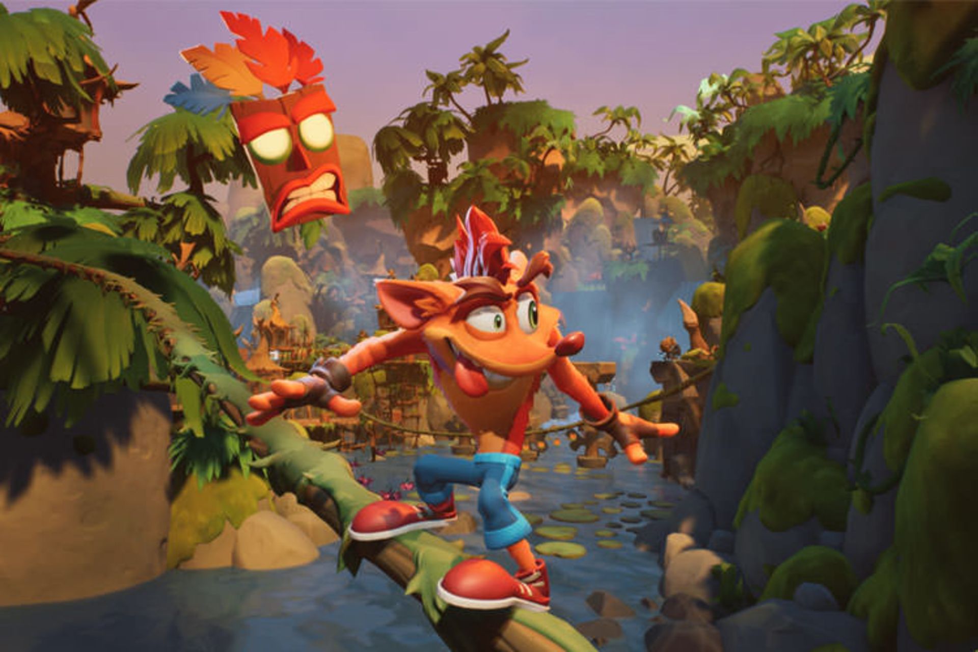 تصویر پس زمینه بازی Crash Bandicoot 4: It's All About Time