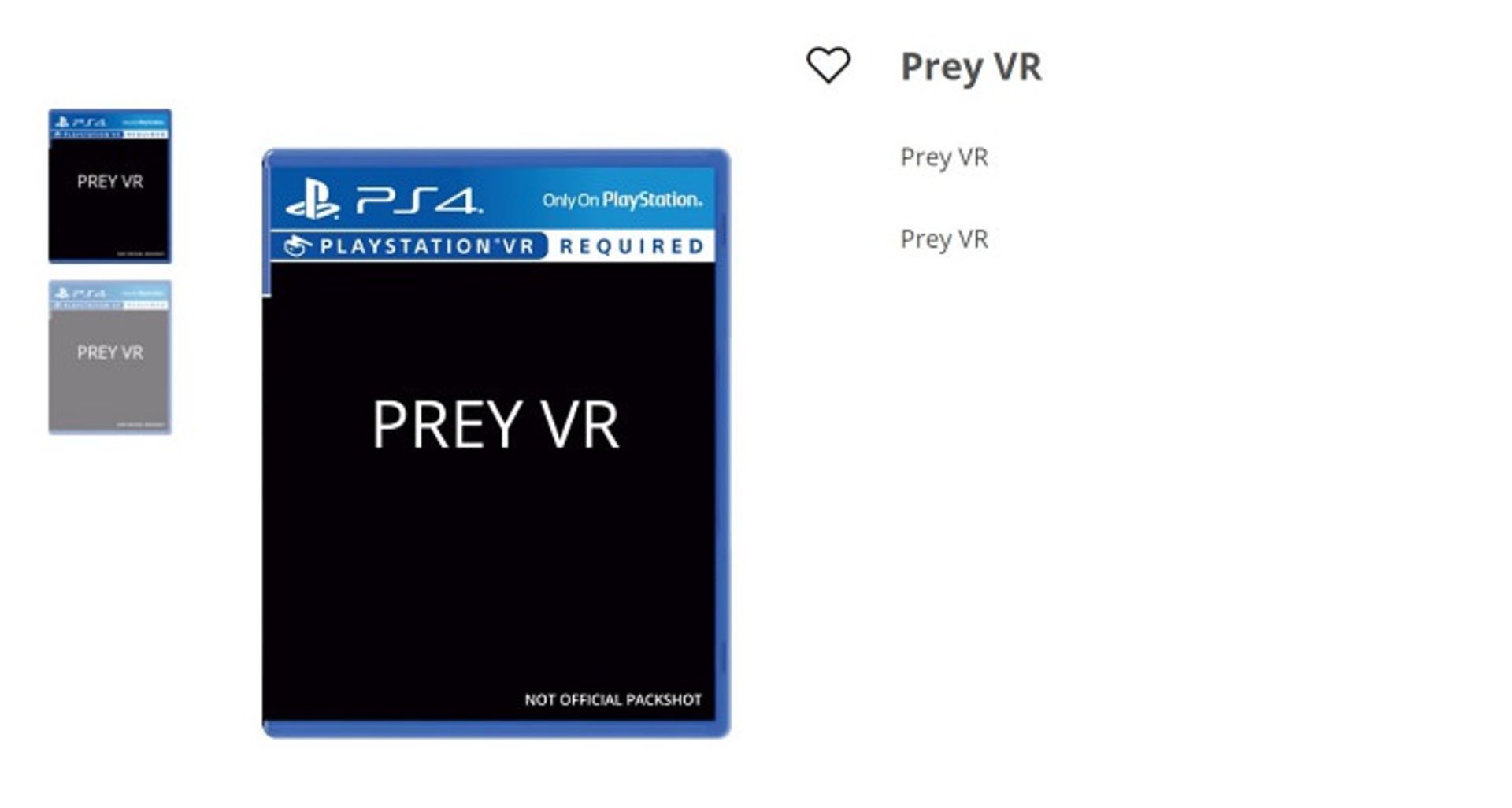 Prey VR