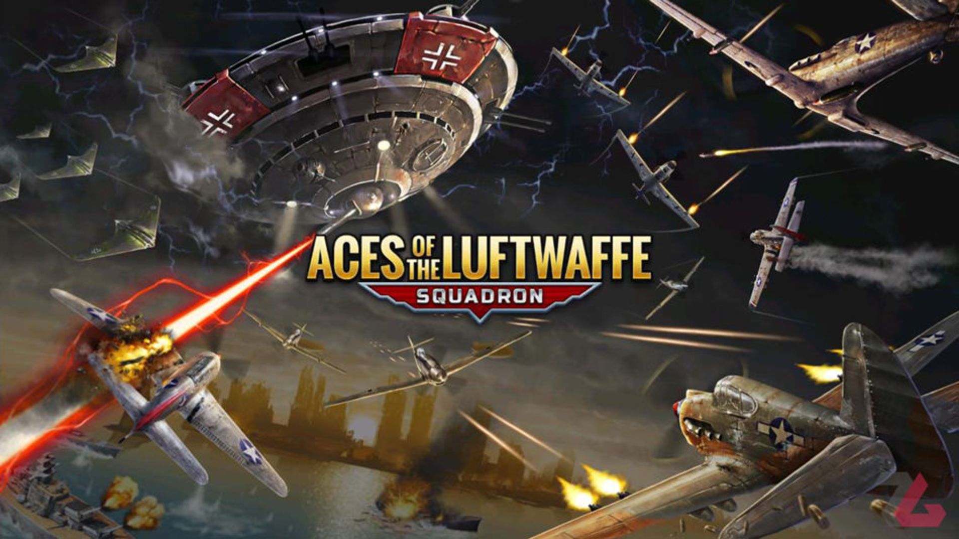 صفحه اول بازی Aces of the Luftwaffe در حال بارگذاری شدن