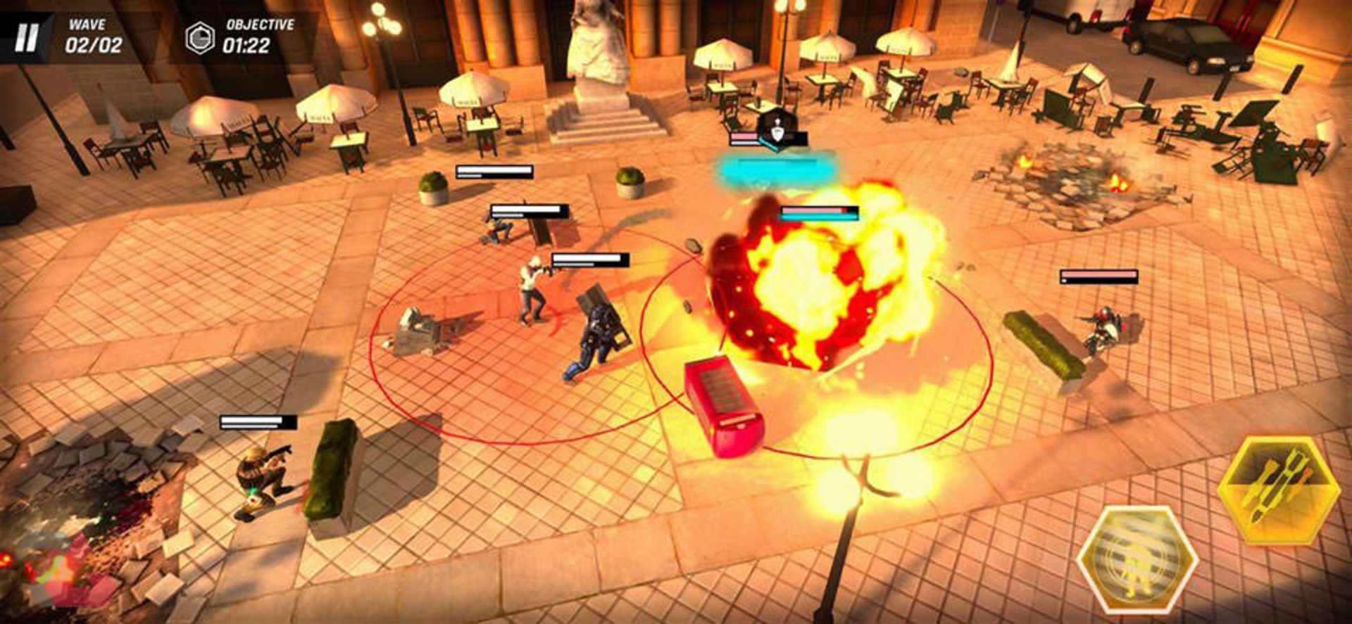 استفاده از مهارت‌ها در Tom Clancy's Elite Squad