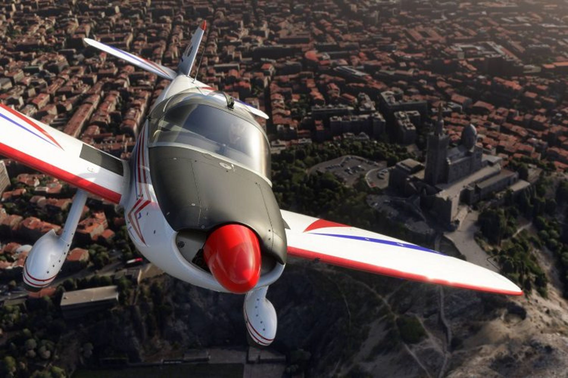 هواپیما برفراز آسمان های بازی Microsoft Flight Simulator