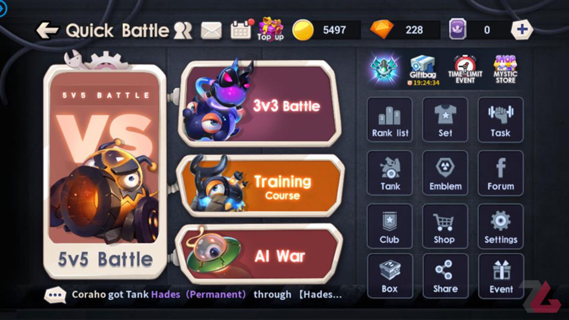 گزینه های بخش چند نفره بازی Fortress Go