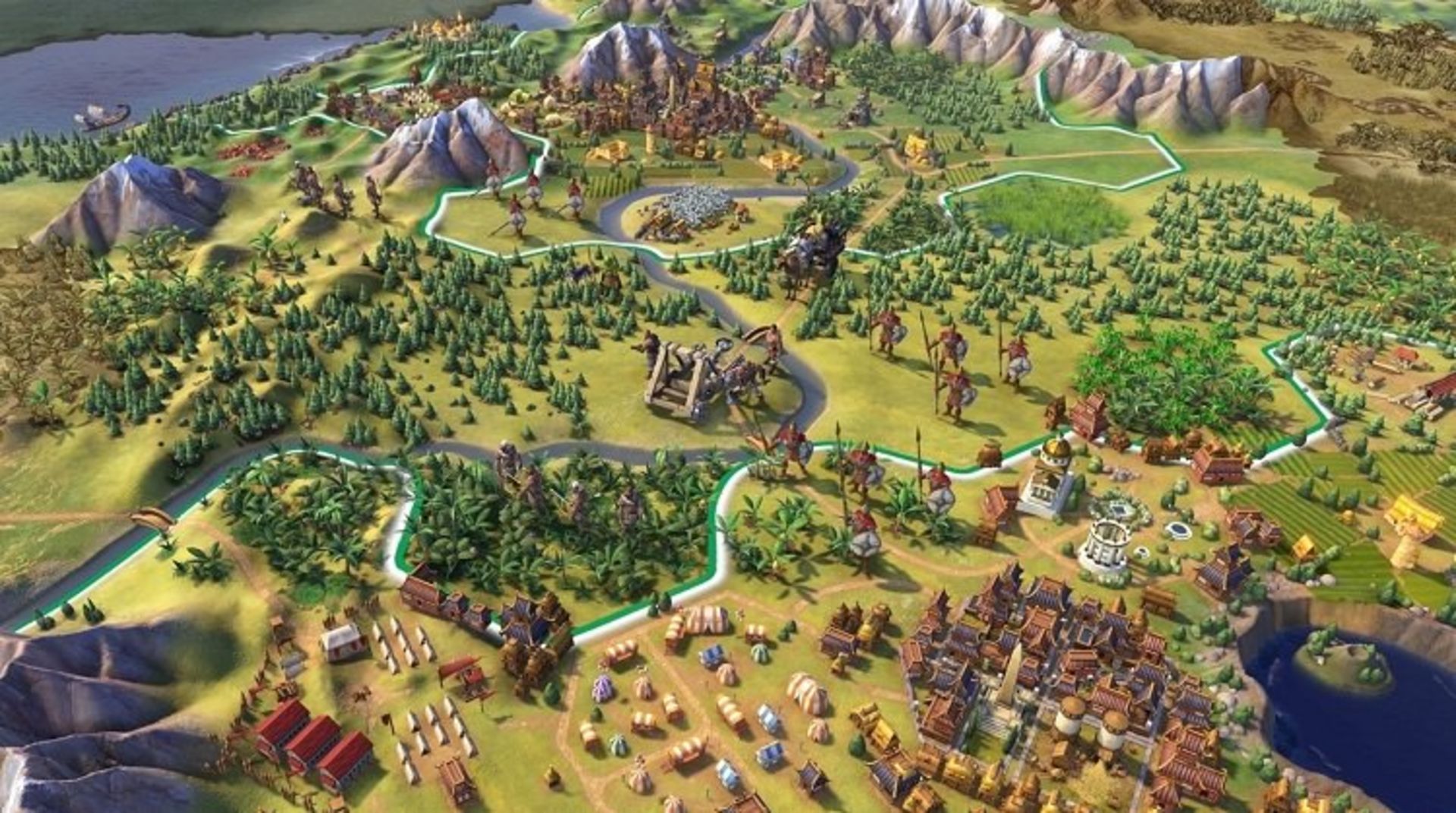 دورنمای محیط بازی Civilization 6