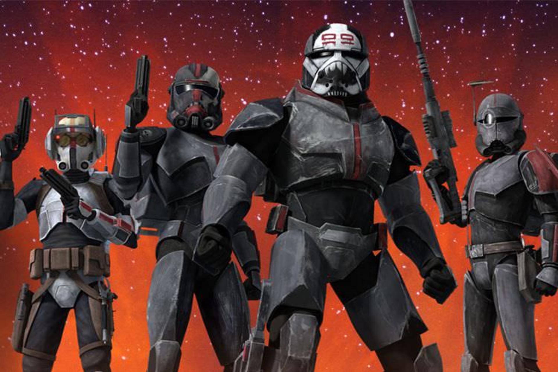 گروه Bad Batch در انیمیشن Star Wars: The Clone Wars