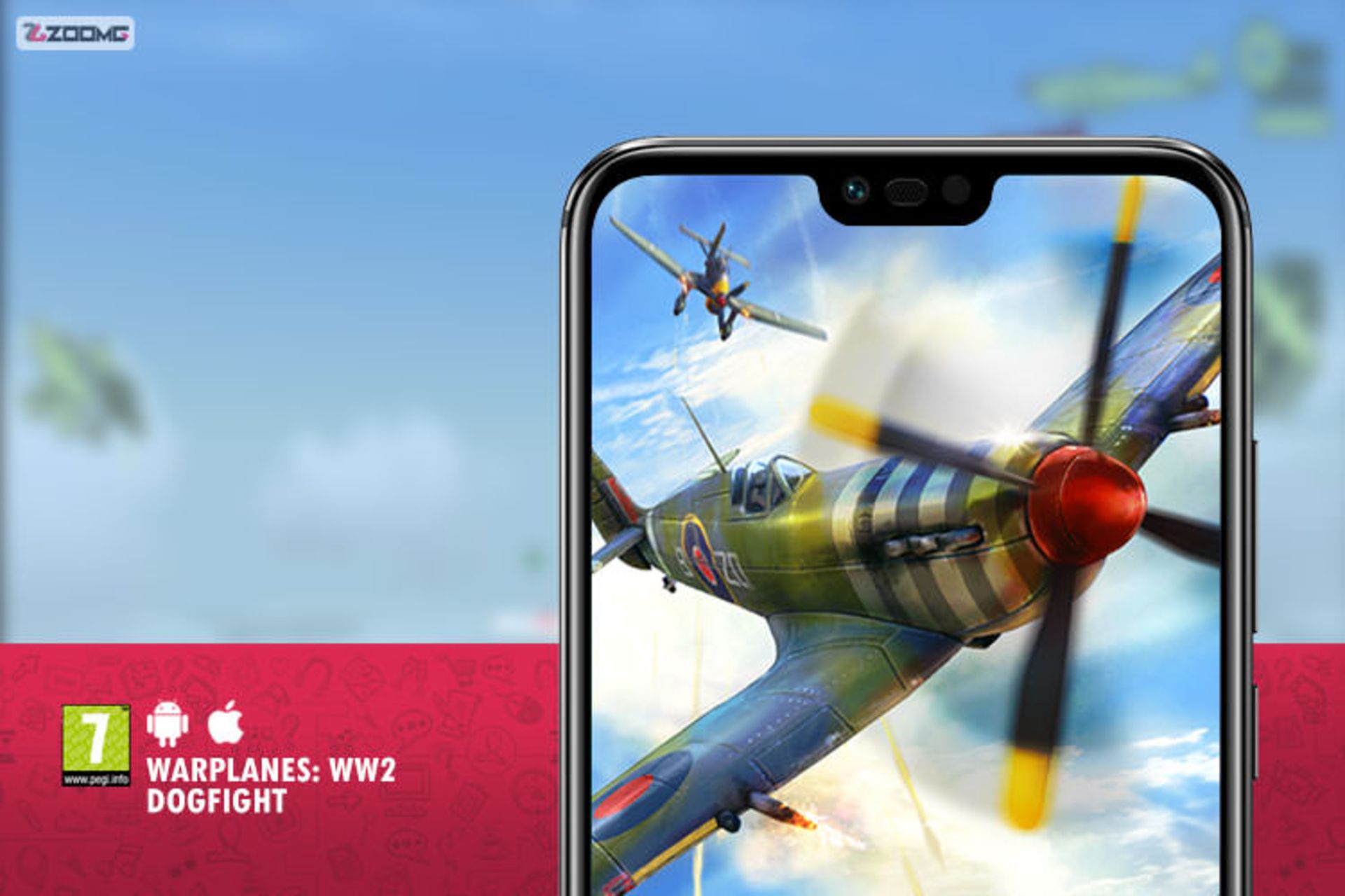 کاور بازی موبایل بازی موبایل Warplanes: WW2 Dogfight