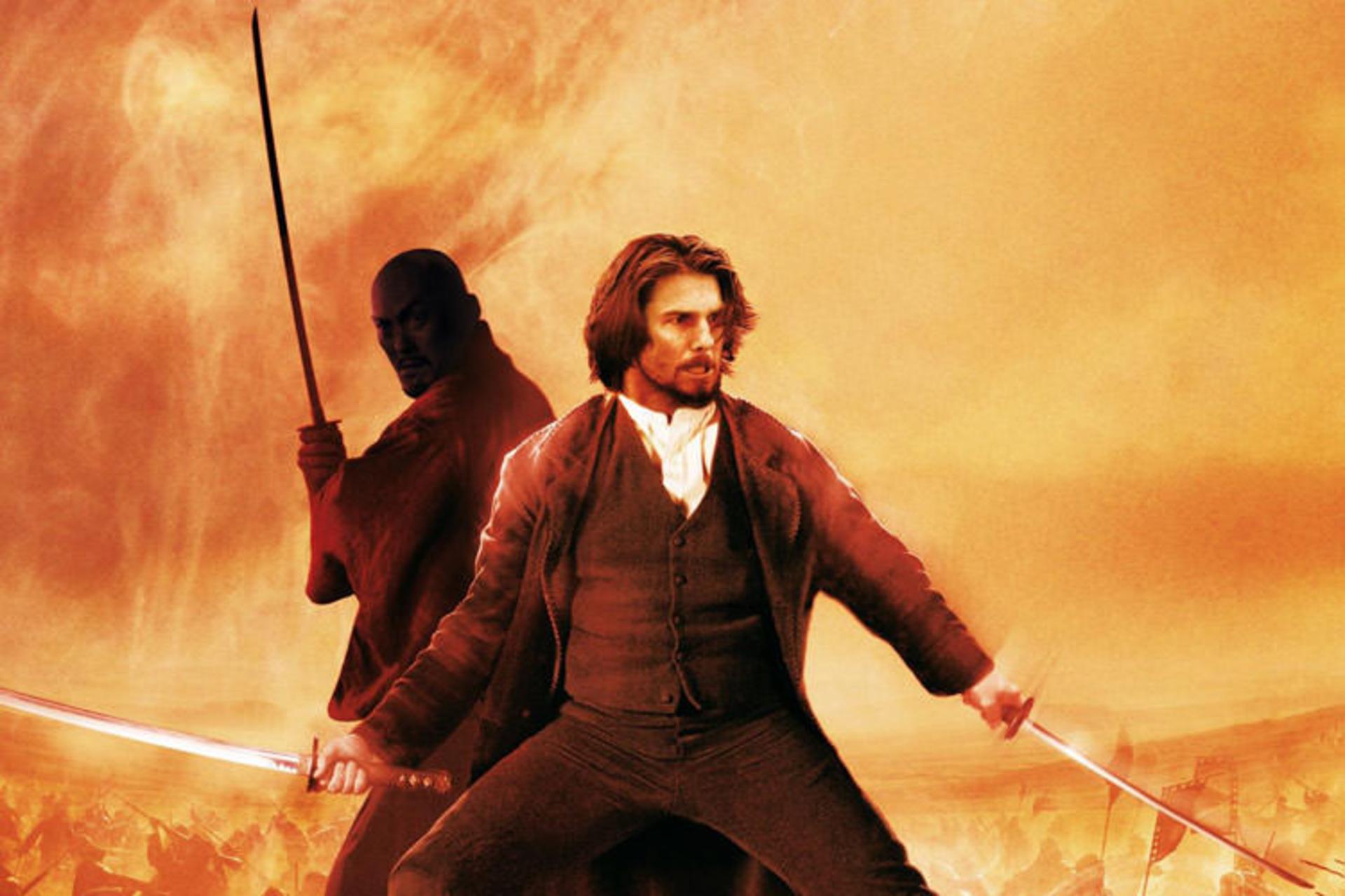 دو مرد شمشیرزن در میان آتش فیلم The Last Samurai