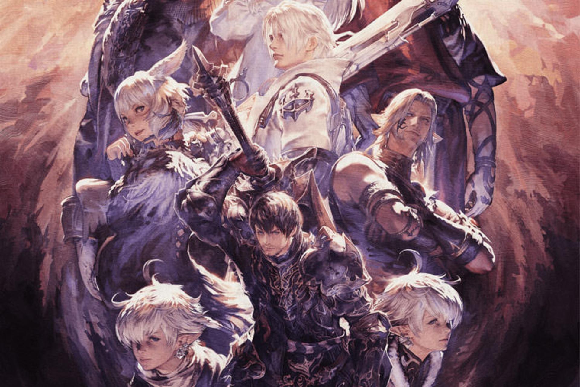 قهرمان Final Fantasy 14 درکنار سایر کاراکترهای داستانی