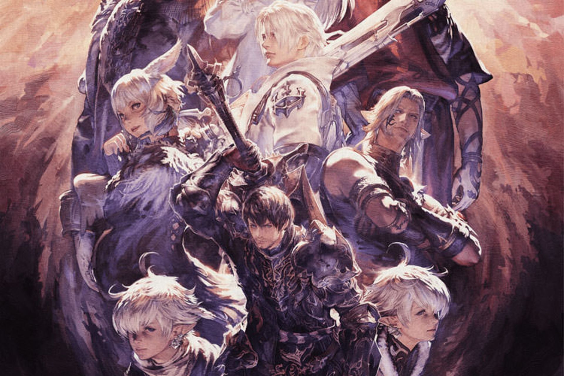 قهرمان Final Fantasy 14 درکنار سایر کاراکترهای داستانی