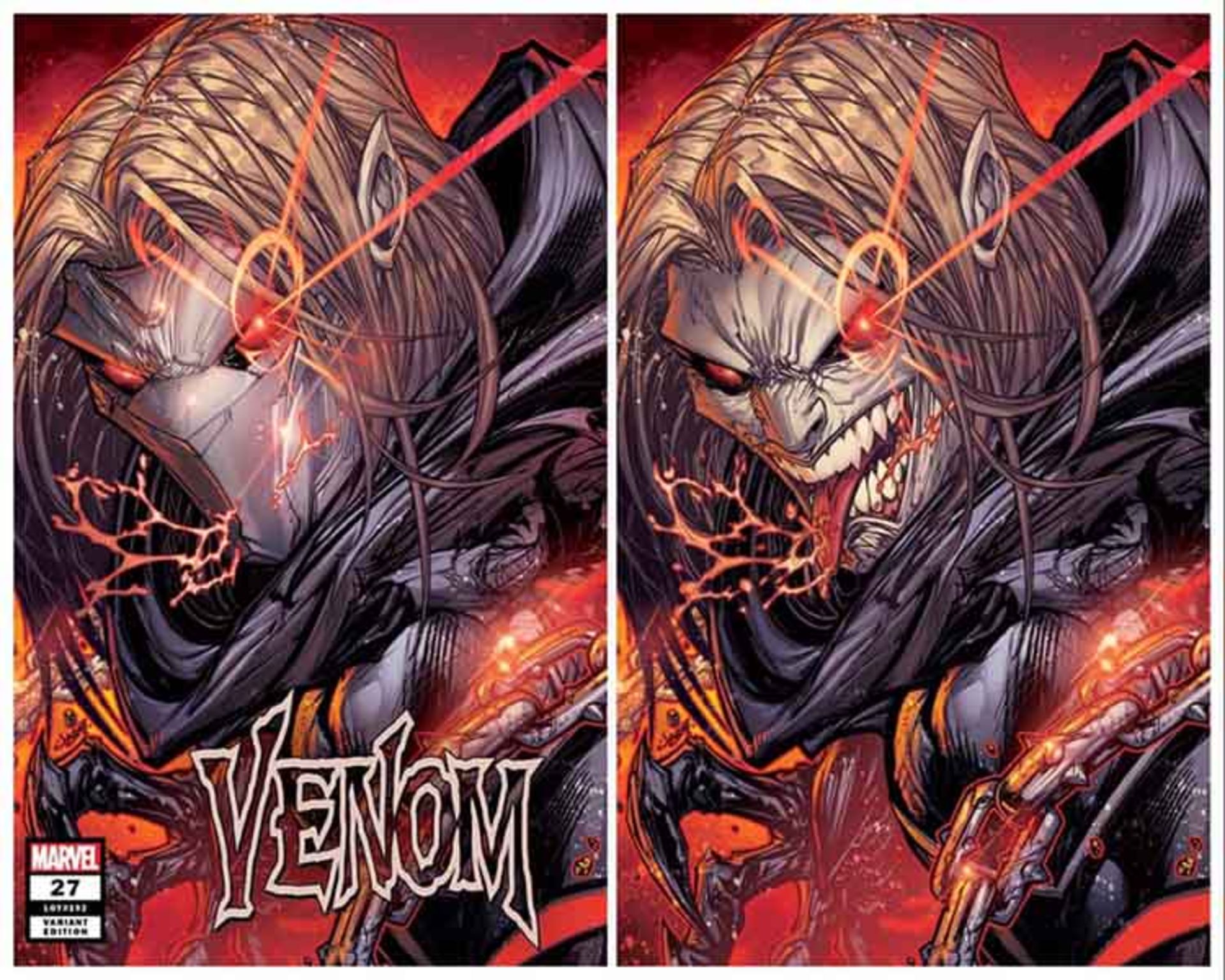 دشمن مرموز شخصیت ونوم روی جلد سری کتاب کمیک Venom
