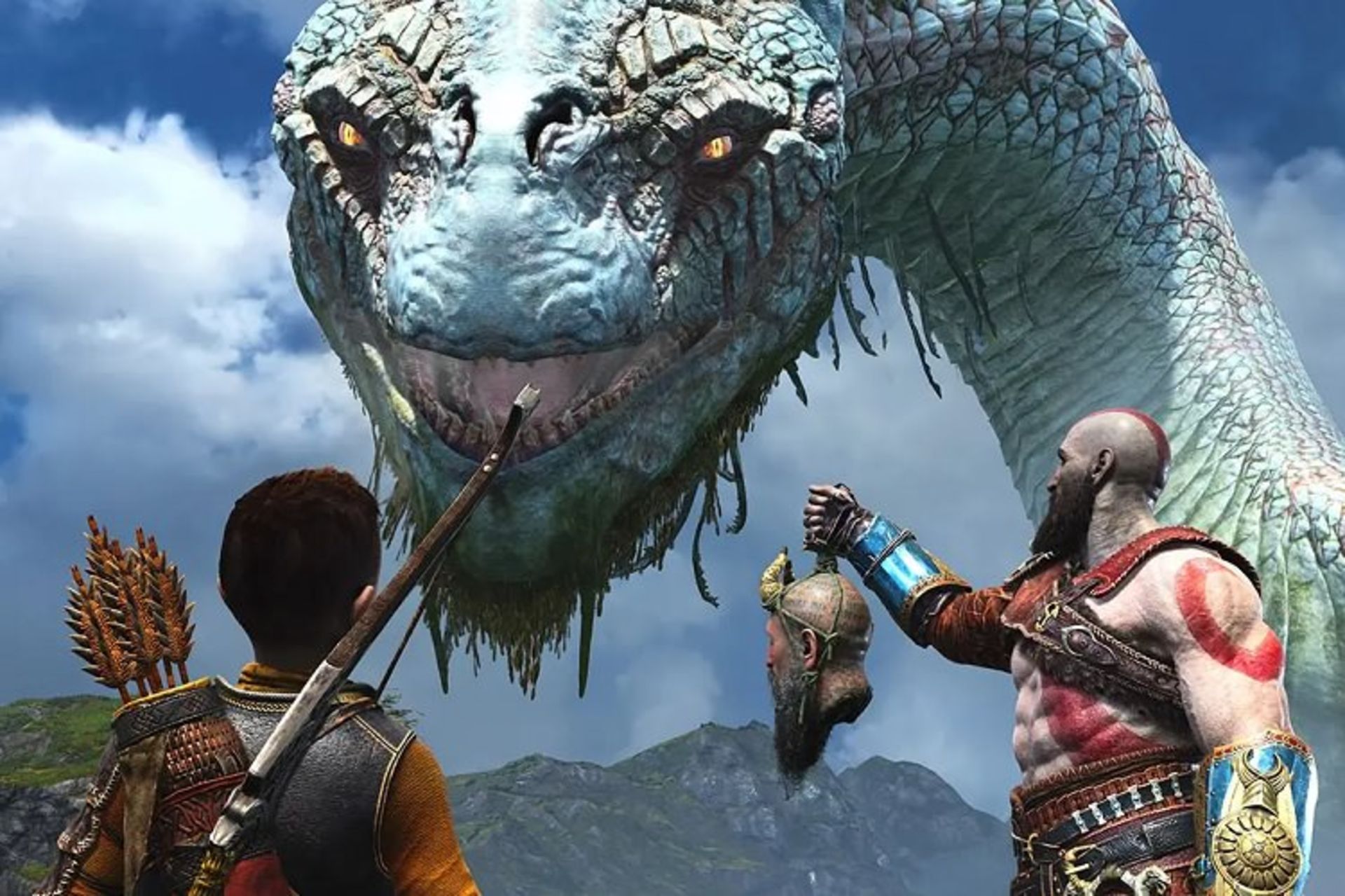 کریتوس و آترئوس در مقال World Serpent