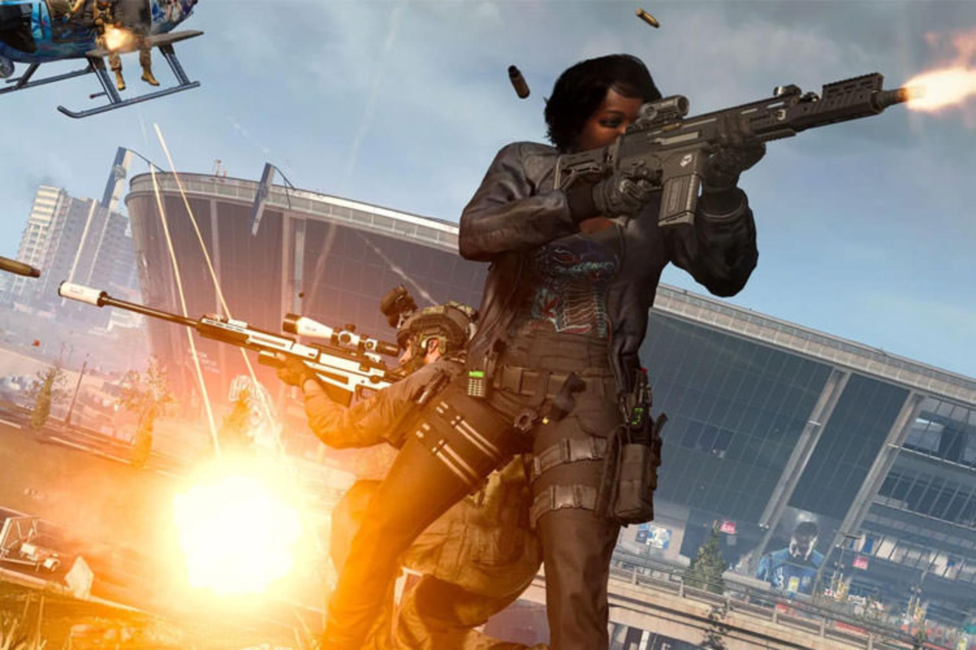 شلیک همه جانبه دو سرباز در بازی Call of Duty: Warzone اکتیویژن