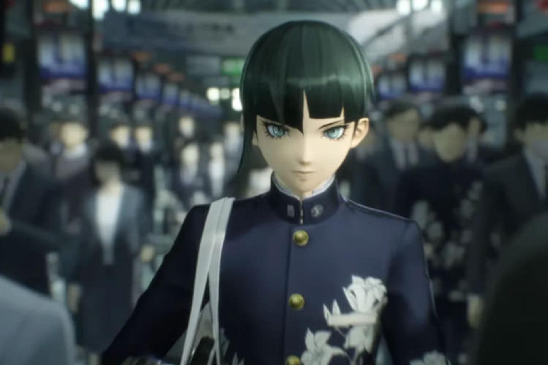 قهرمان بازی Shin Megami Tensei V در حال قدم زدن در مترو