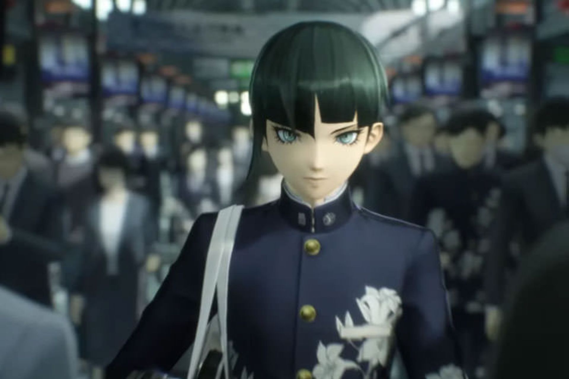 قهرمان بازی Shin Megami Tensei V در حال قدم زدن در مترو