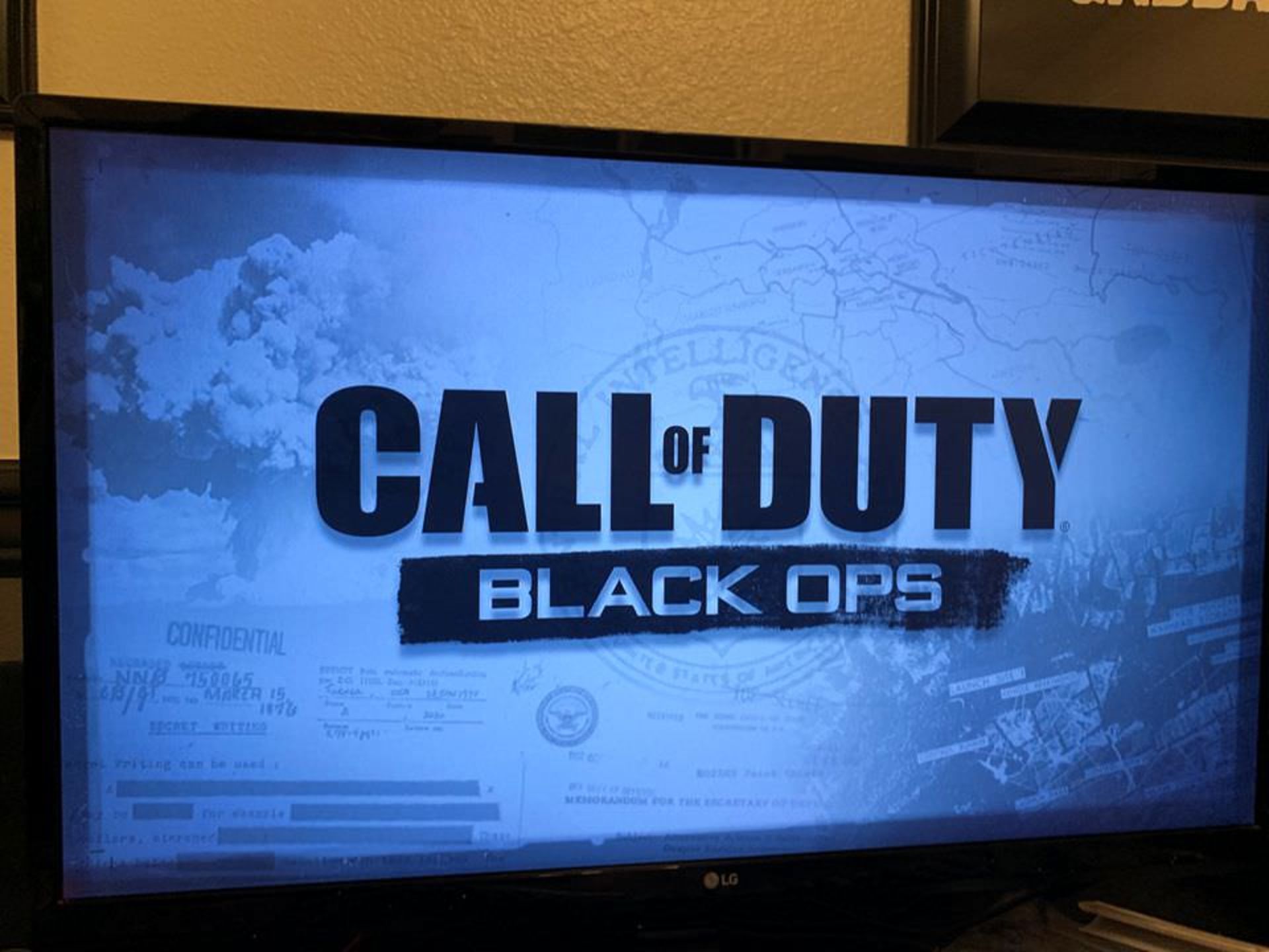 صفحه ورود بازی Call of Duty: Black Ops CIA