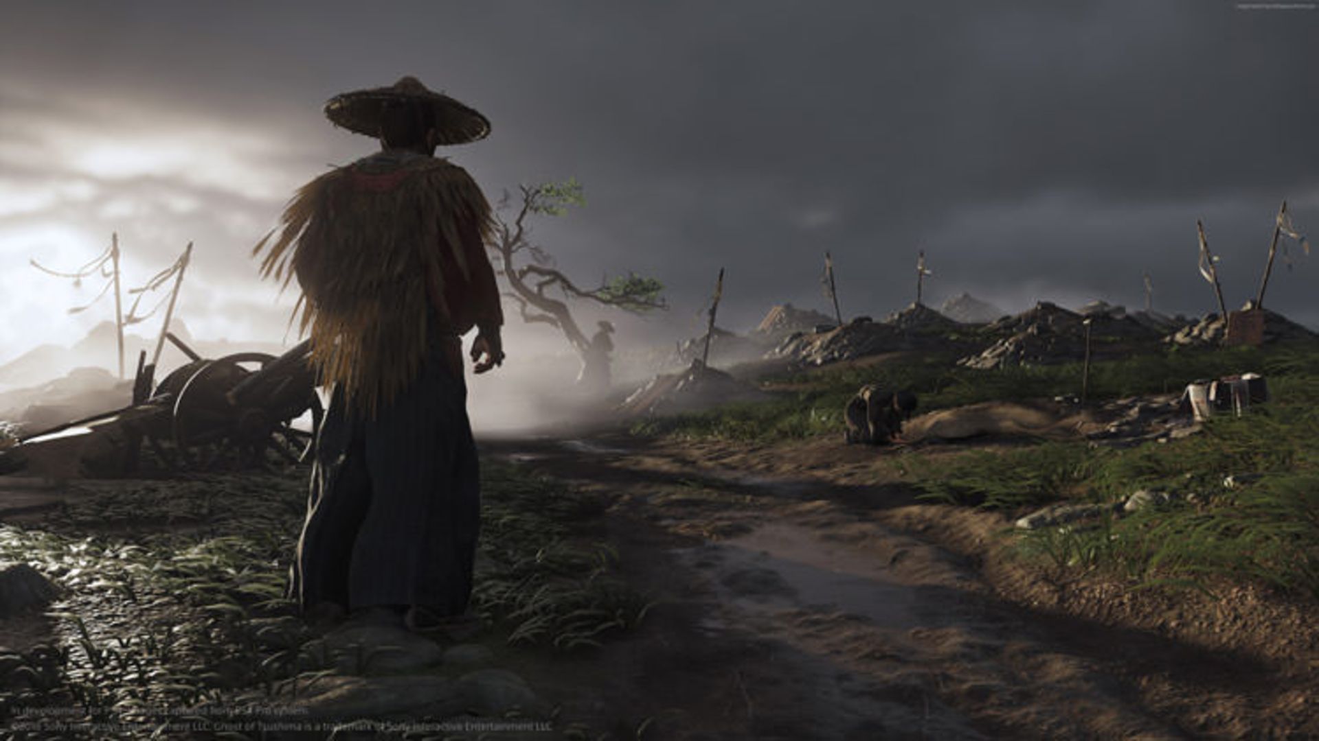 سامورایی تنها در ژاپن بازی Ghost of Tsushima