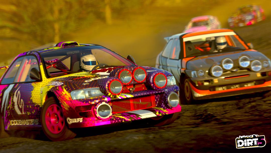 خودروهای سوبارو ایمپرزا اس ۴ و میتسوبیشی لنسر اوو ۶ در بازی DIRT 5