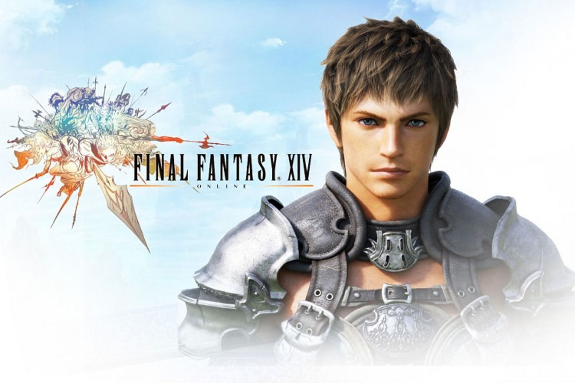کاراکتر مرد روی کاور Final Fantasy 14