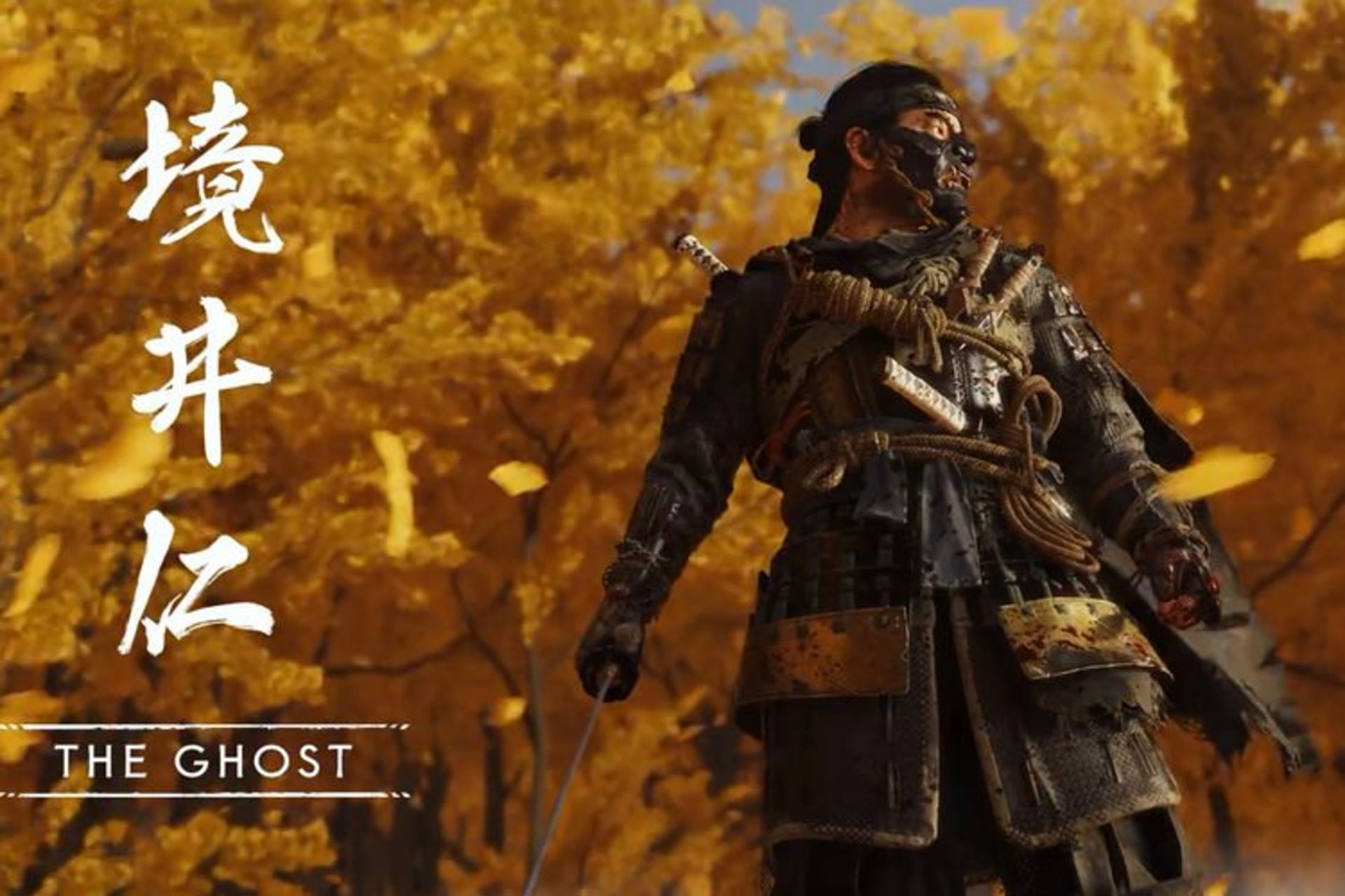 تصویر قهرمان بازی Ghost of Tsushima پیش از محو شدن در غروب 
