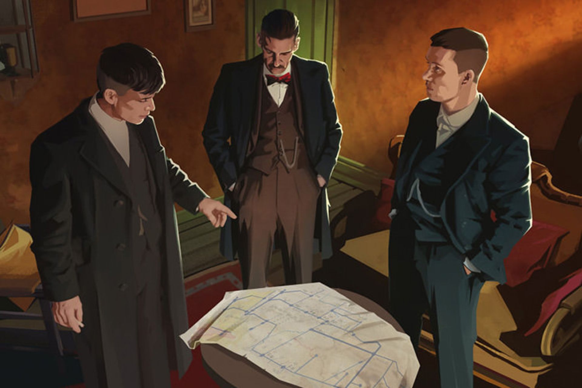 بازی Peaky Blinders: Mastermind با حضور تامی شلبی و آرتور و فین 