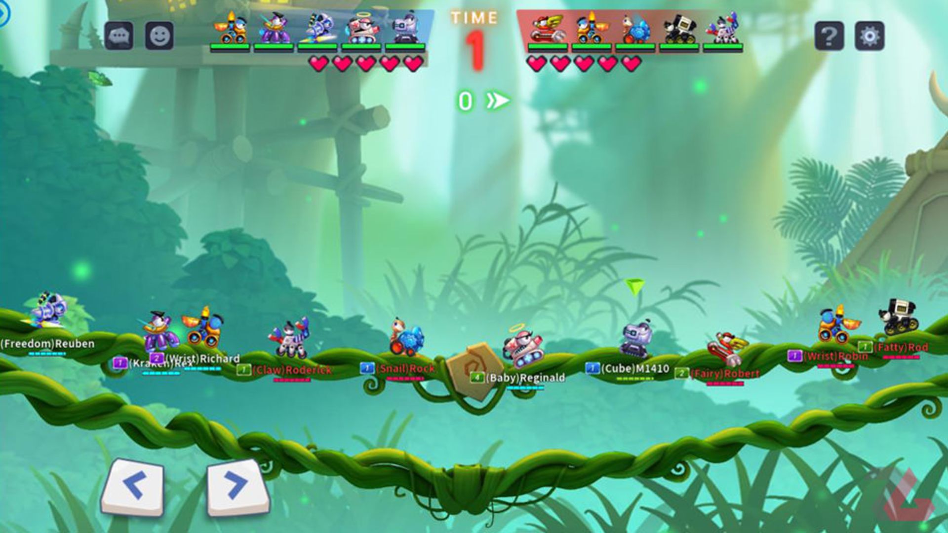 محیط مبارزه سرسبز بازی Fortress Go