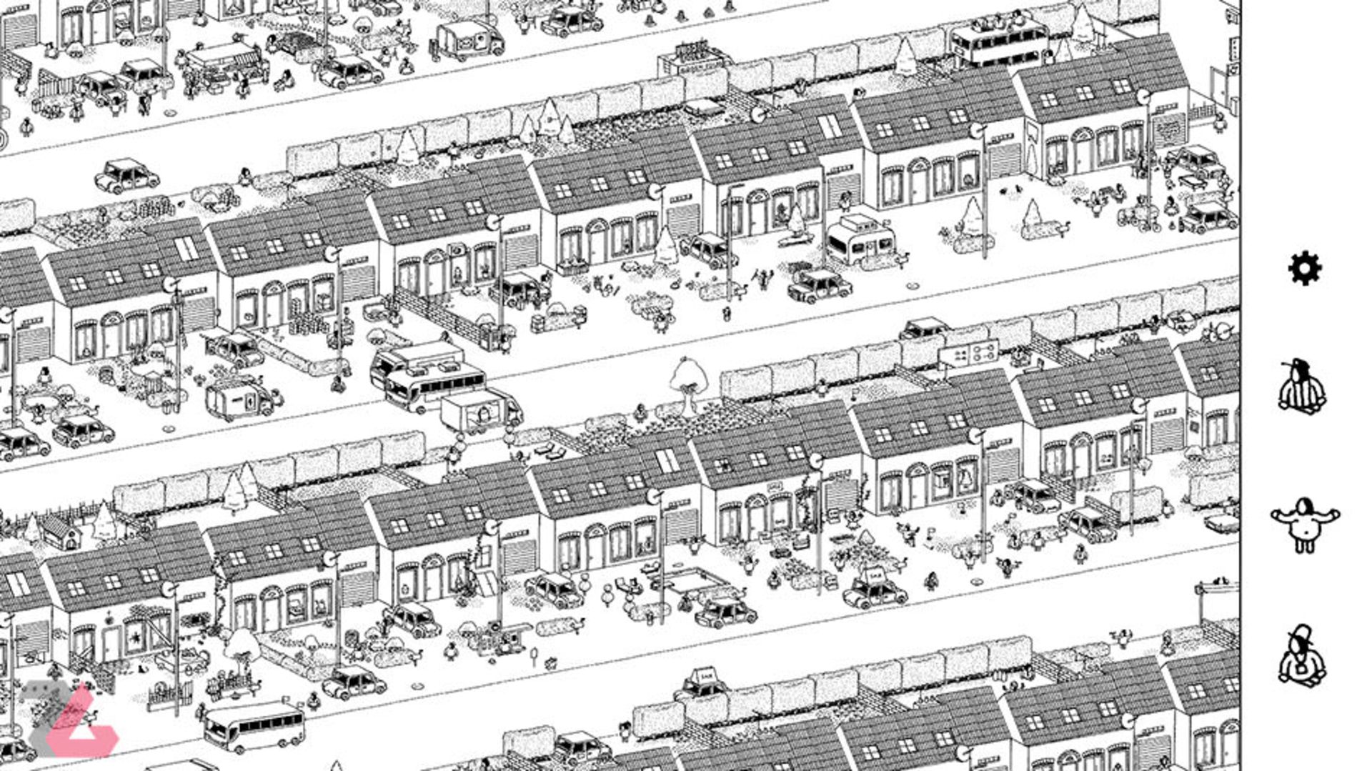 Hidden Folks شهر در بازی