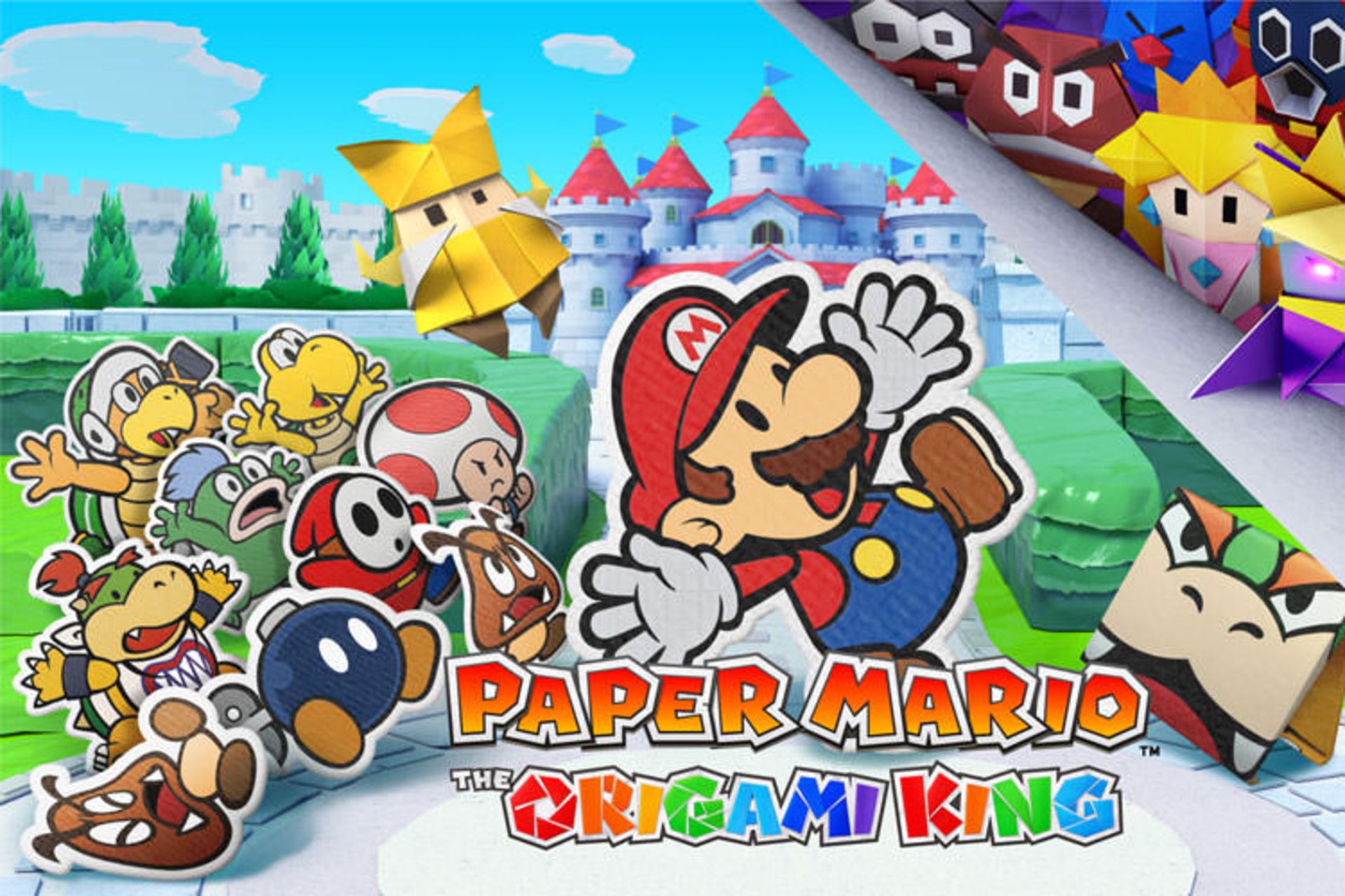 کاور بازی Paper Mario: The Origami King