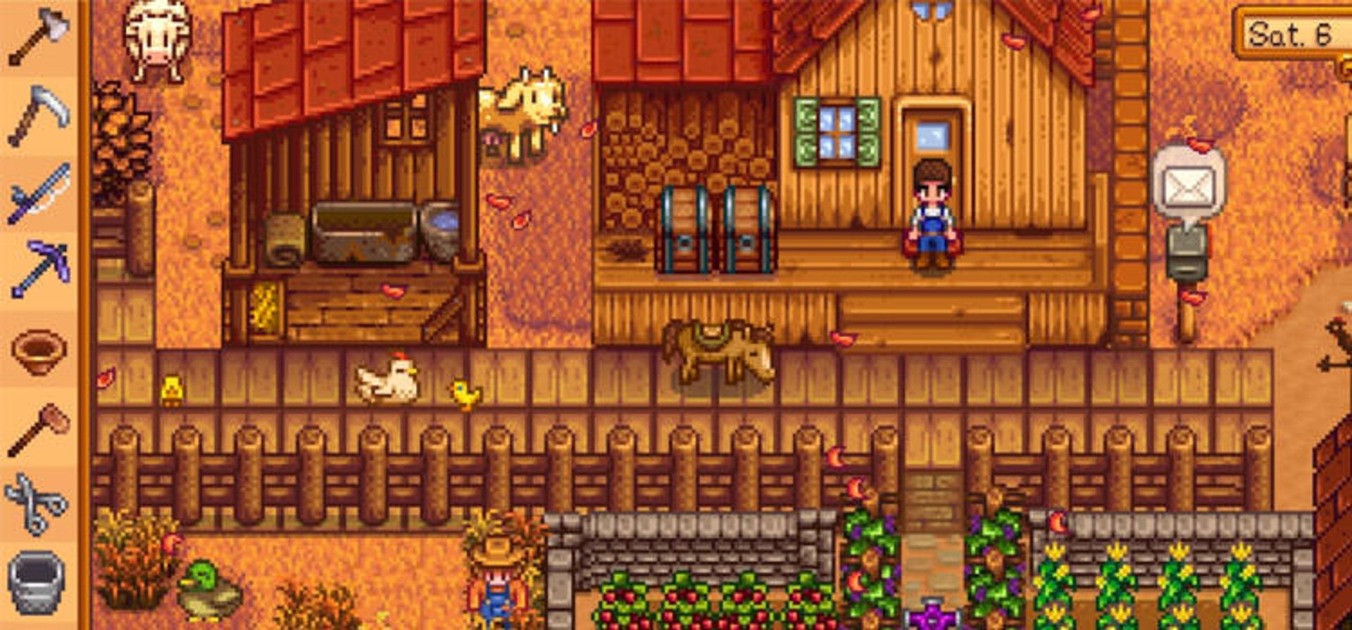 بررسی زمین کشاورزی و وضعیت آن در بازی Stardew Valley