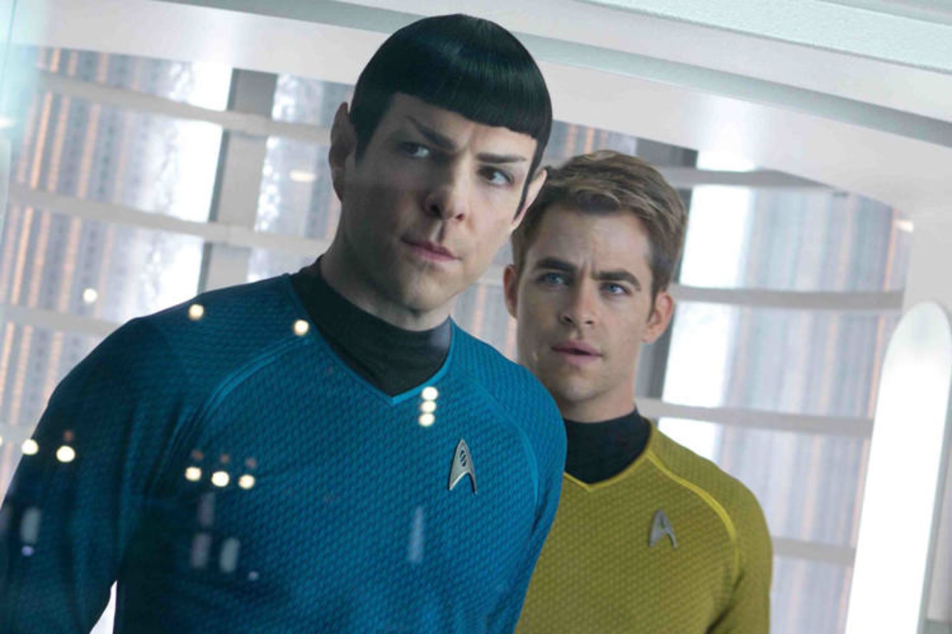 کریس پاین در فیلم star trek into the darkness