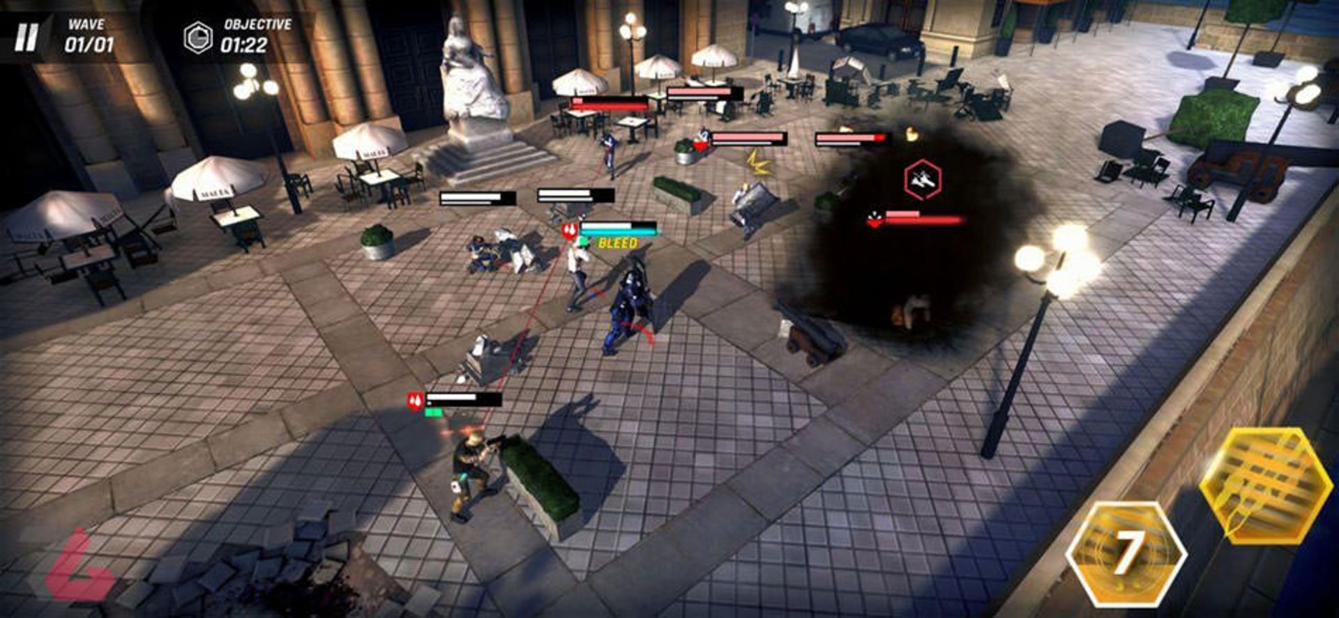 نبردهای هیجان‌انگیز بازی Tom Clancy's Elite Squad