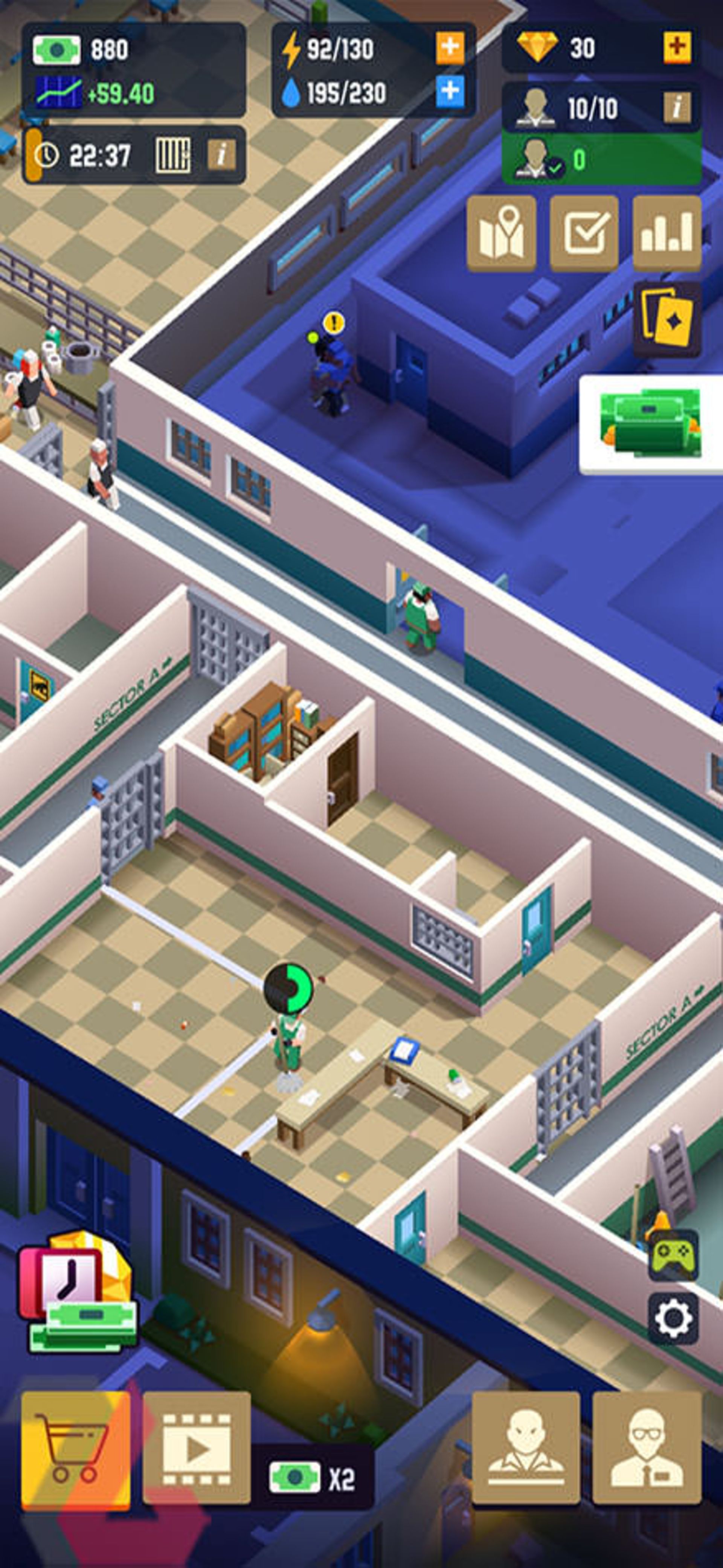 بازی موبایل Prison Empire Tycoon