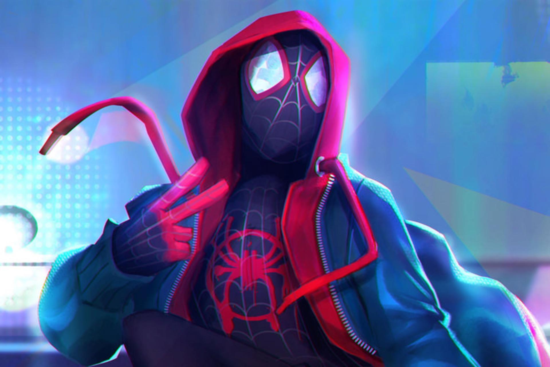 مایلز مورالز در انیمیشن Spider-Man: Into the Spider-Verse 2
