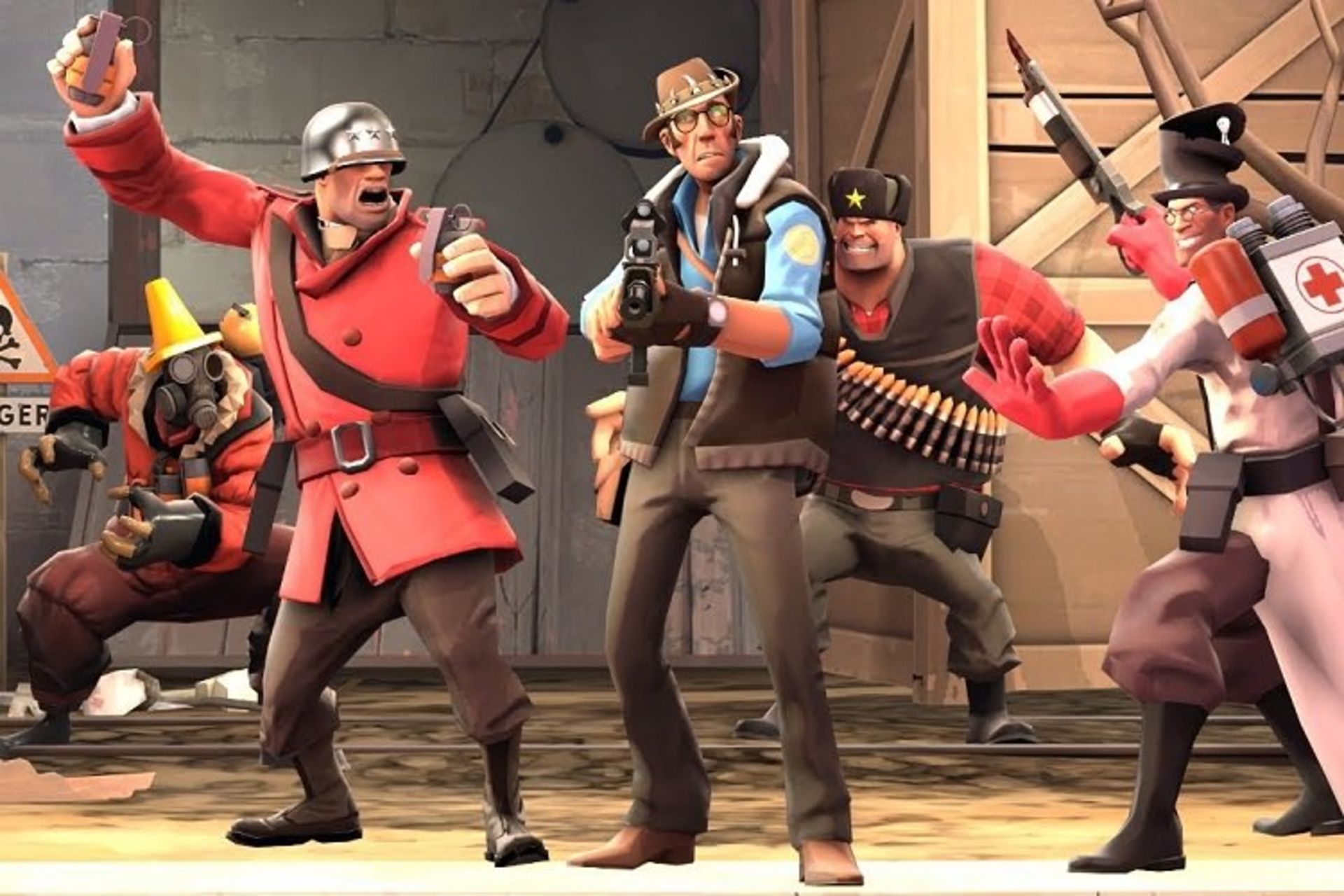 مبارزان بازی Team Fortress 2