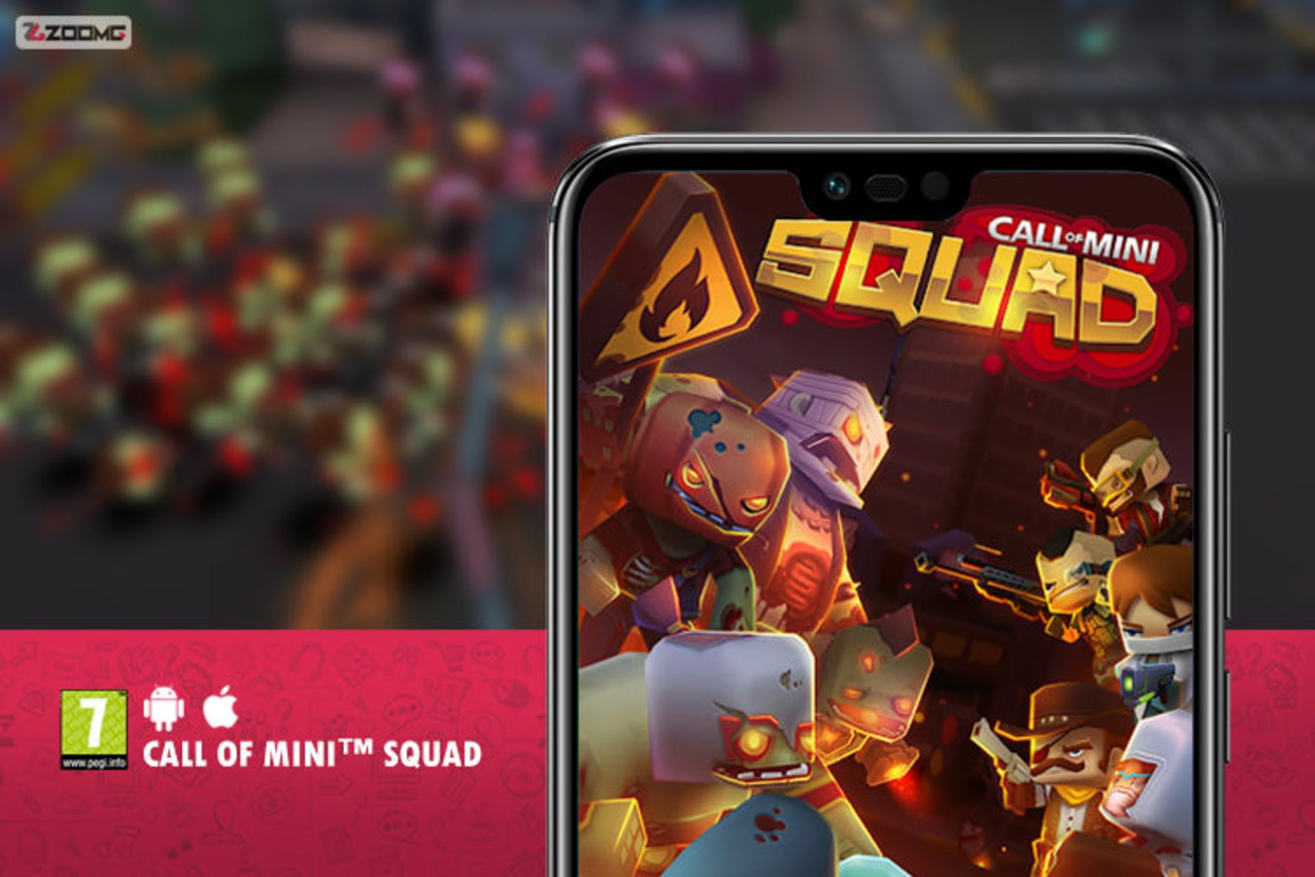 معرفی بازی موبایل Call of Mini Squad؛ شهر زامبی ها