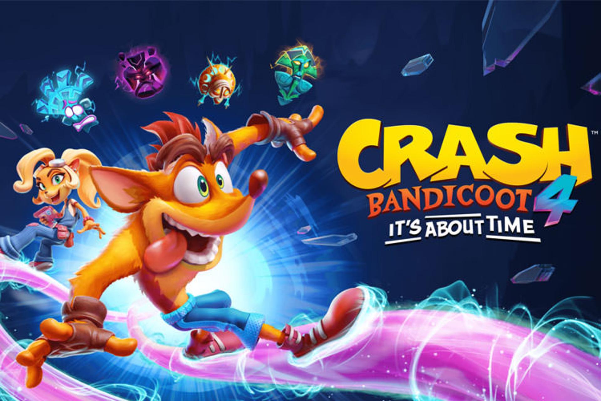 کاور بازی Crash Bandicoot 4: It's About Time