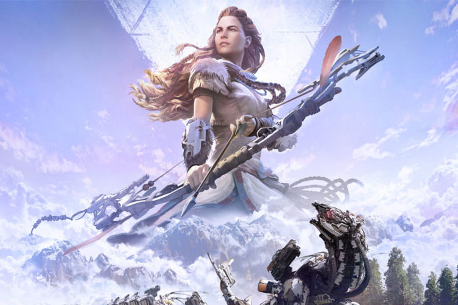 نمایش الوی در محیط‌های برفی Horizon Zero Dawn