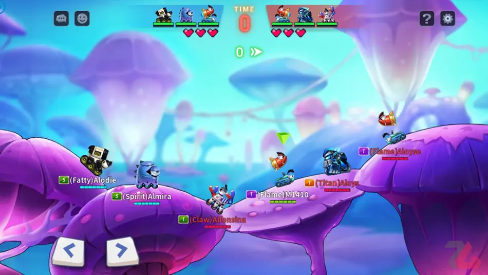 مبارزه روی قاچ ها در بازی Fortress Go