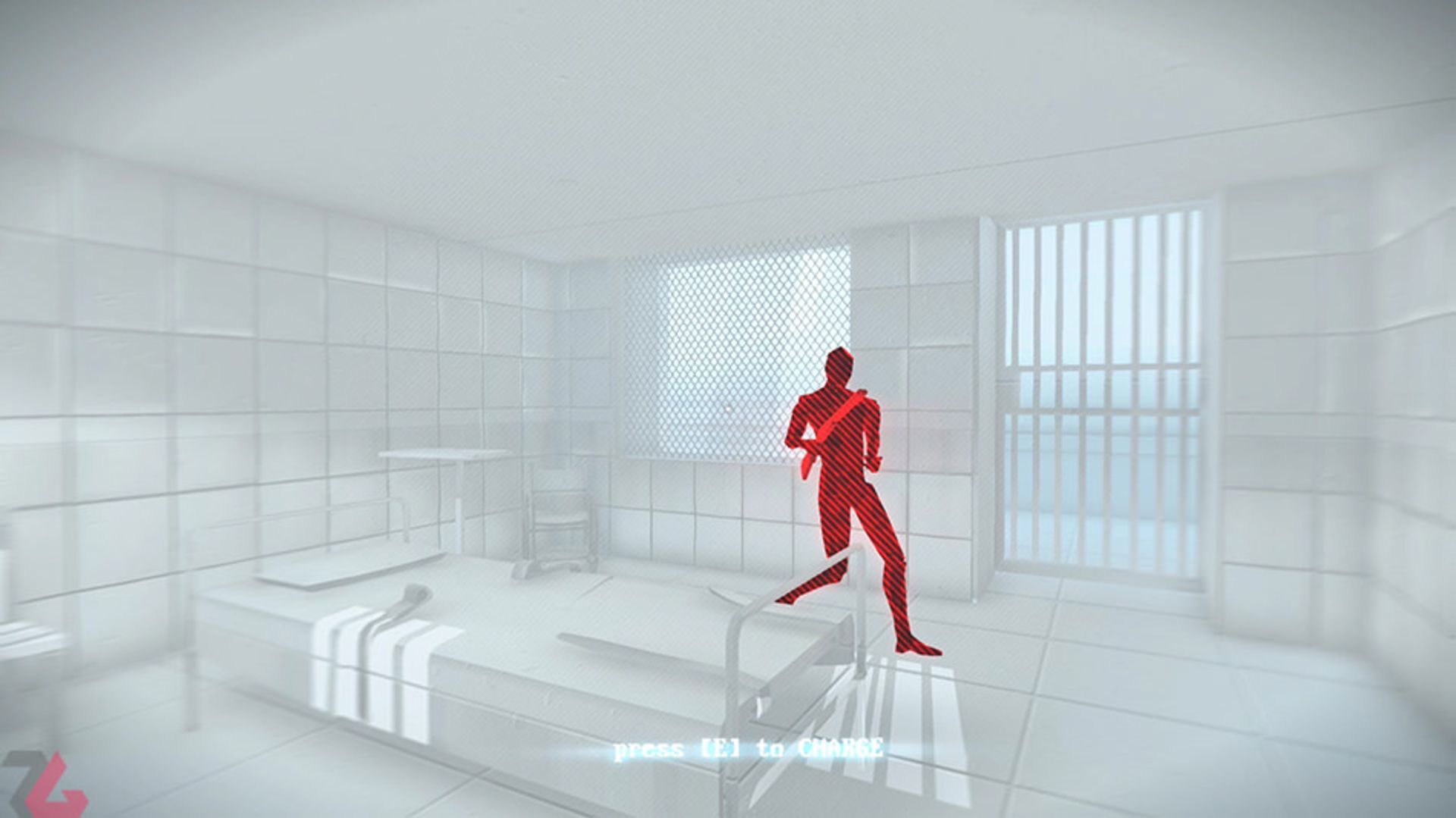 گیم پلی بازی Superhot : Mind Control Delete در زندان