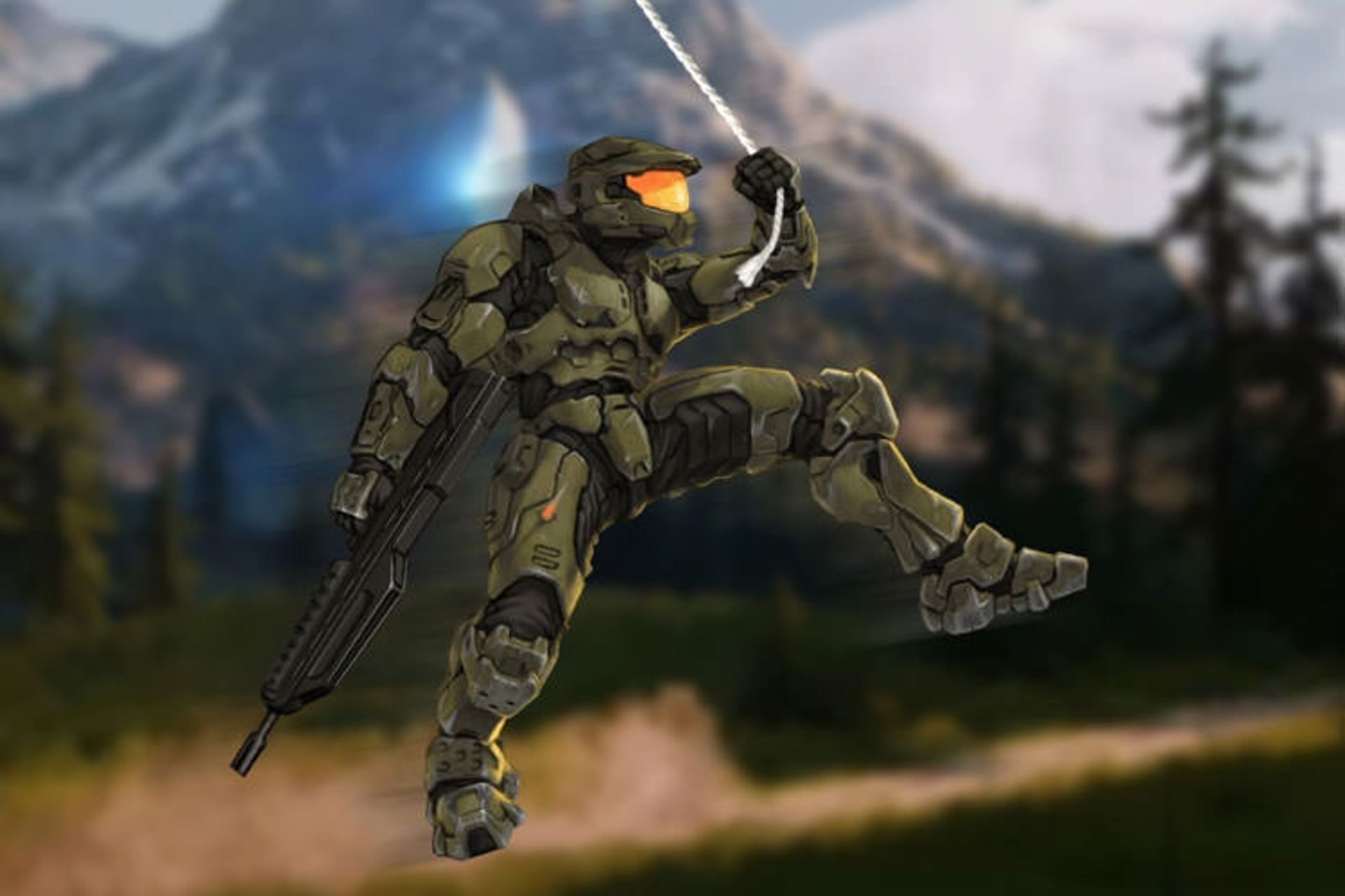 استفاده از چنگک در بازی Halo Infinite !