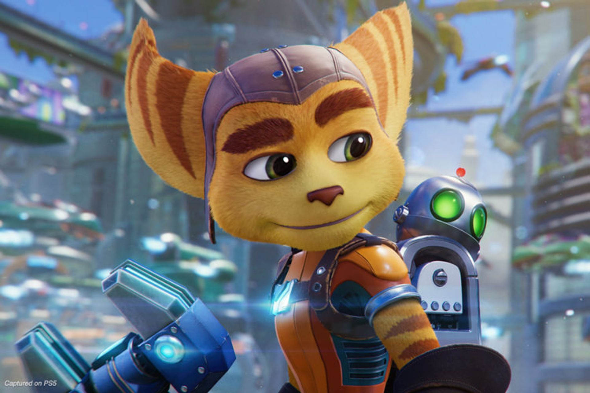 رچت و کلنک در بازی Ratchet and Clank: Rift Apart