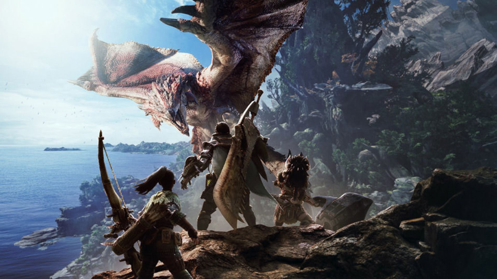 مبارزه با اژدها در بازی Monster Hunter: World