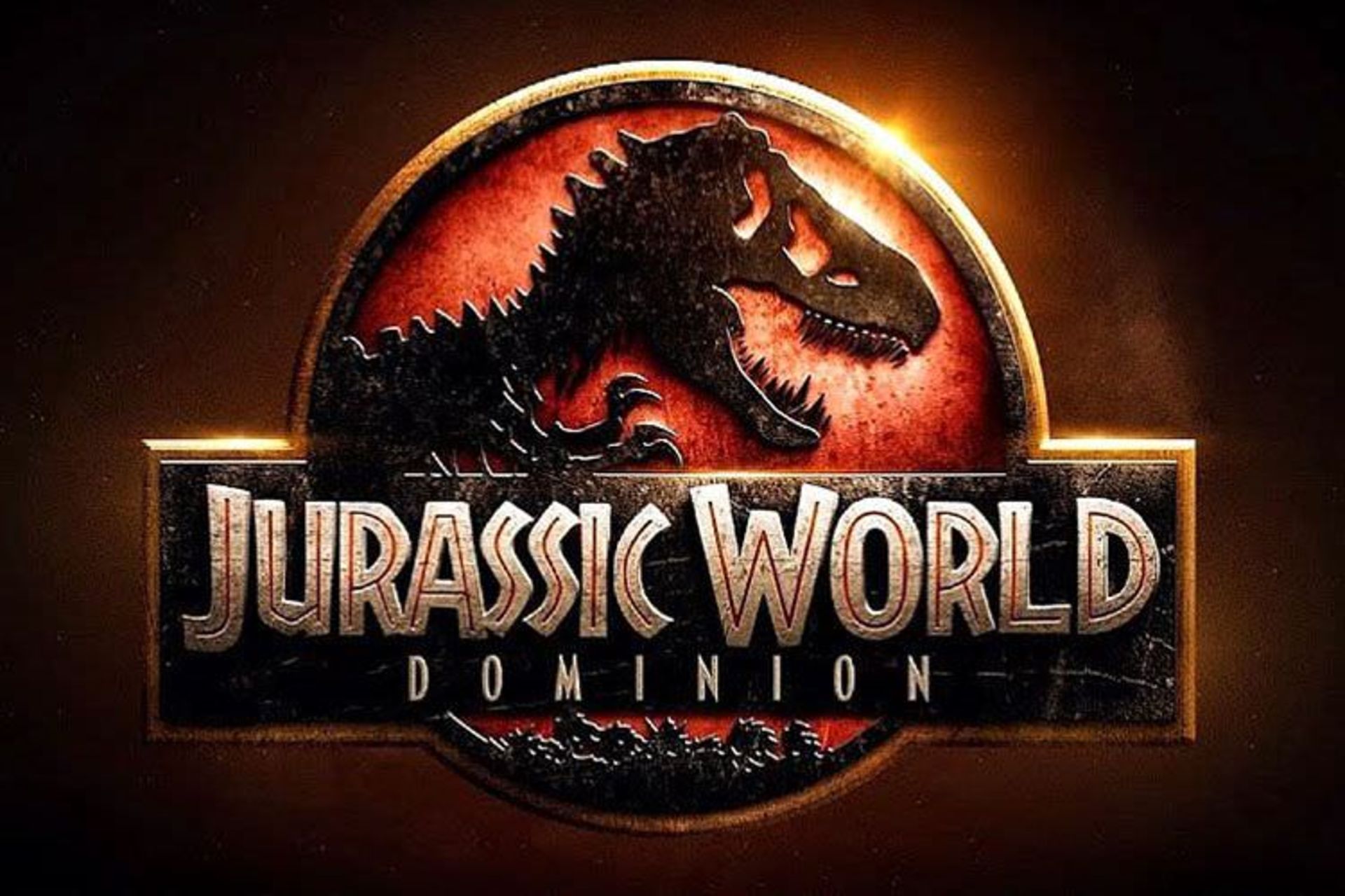 تی رکس در لوگوی فیلم Jurassic World: Dominion