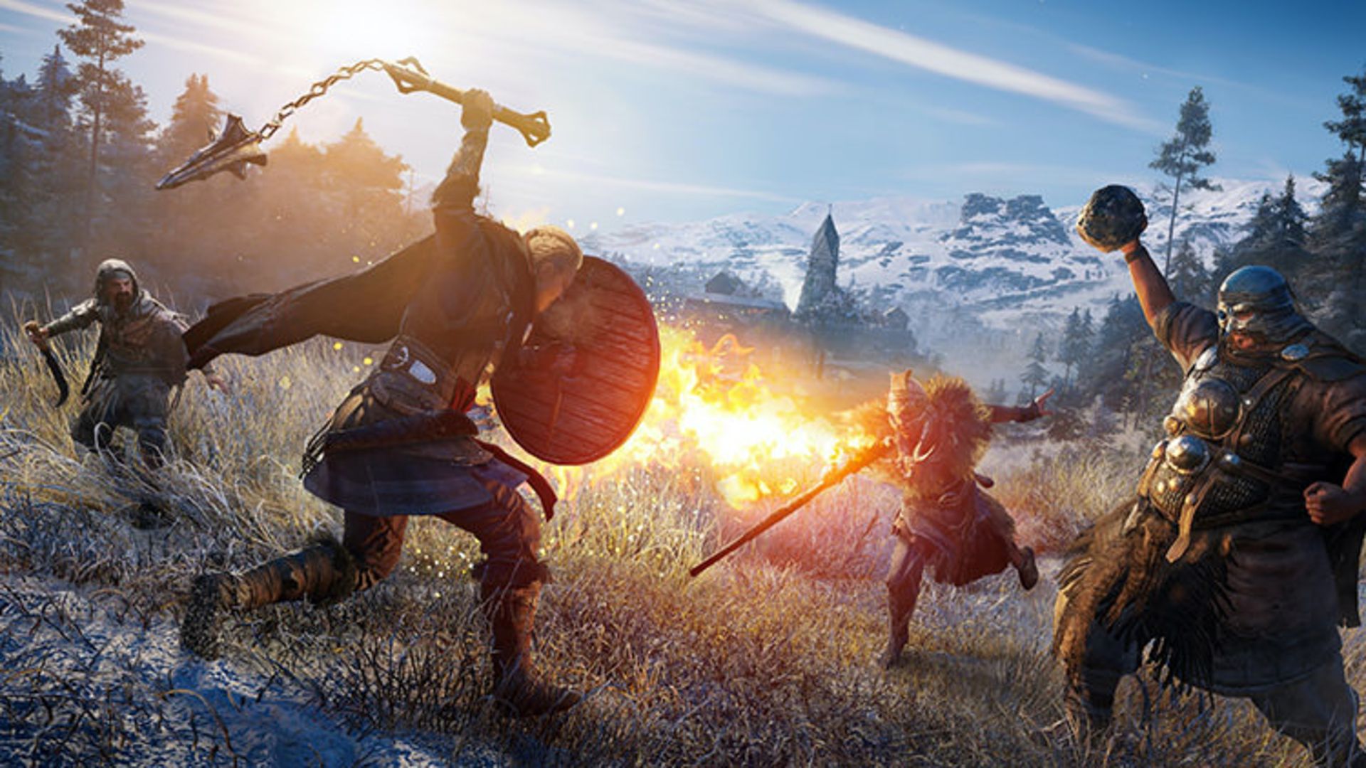 صحنه نبرد ایور در بازی Assassin's Creed: Valhalla