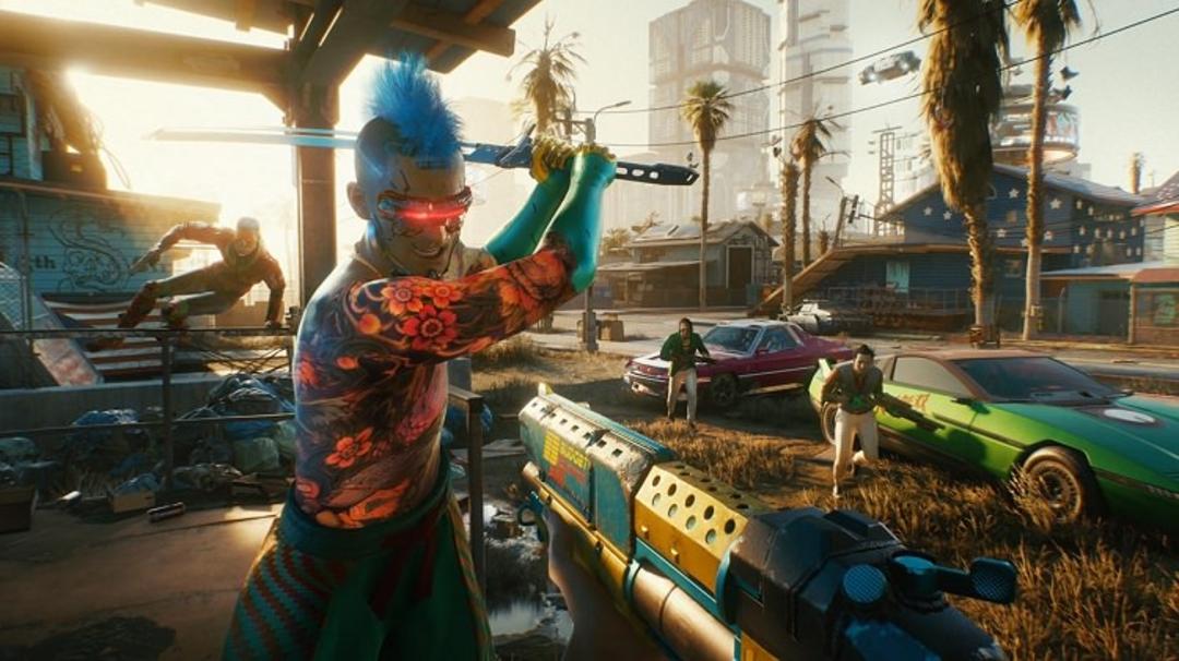 صحنه های مبارزه با NPCها در بازی Cyberpunk 2077
